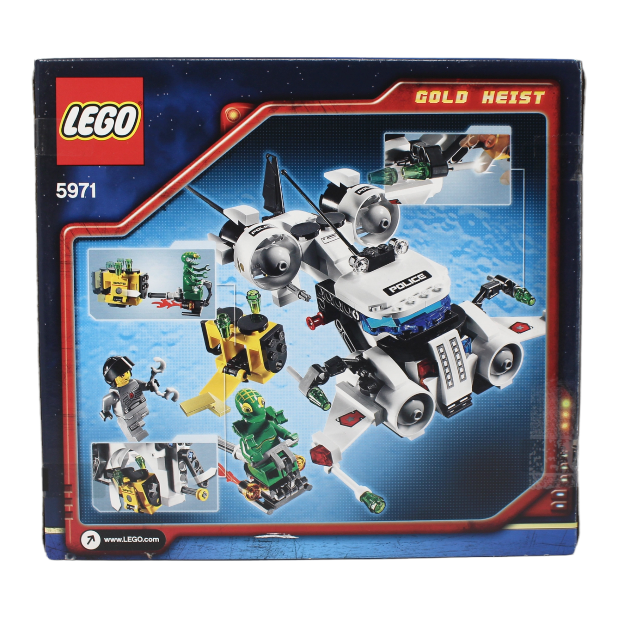 Certified Used Set 5971 Space Police Gold Heist