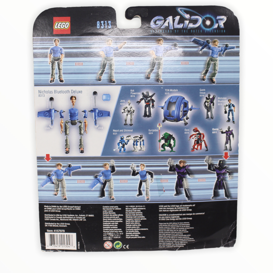 Retired Set 8313 Galidor Nick Bluetooth Deluxe