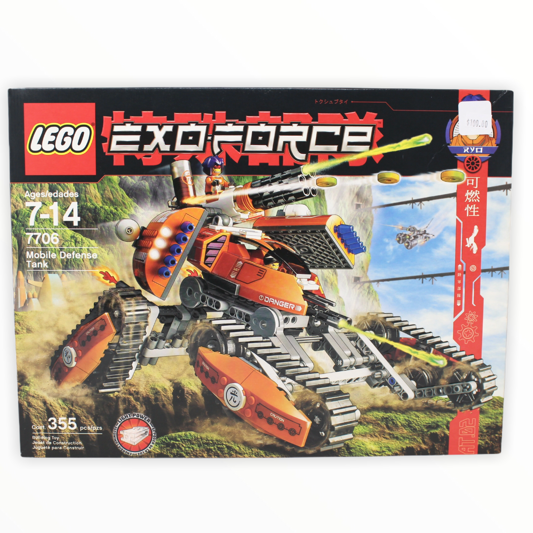 Retired Set 7706 Exo-Force Mobile Defense Tank