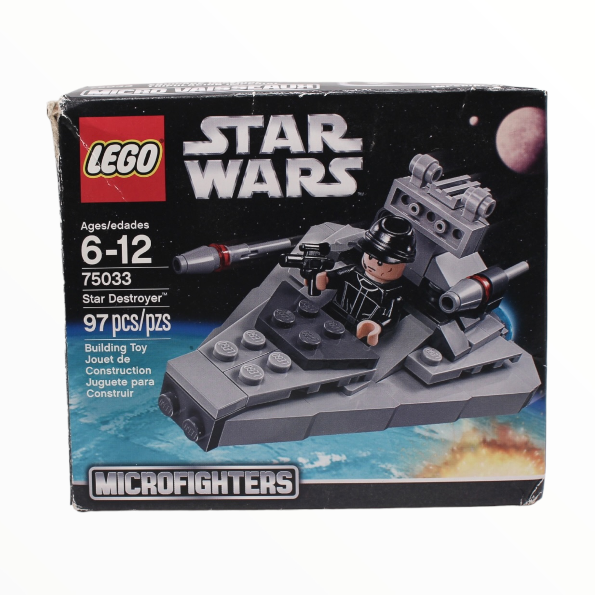 Certified Used Set 75033 Star Wars Star Destroyer Microfighter