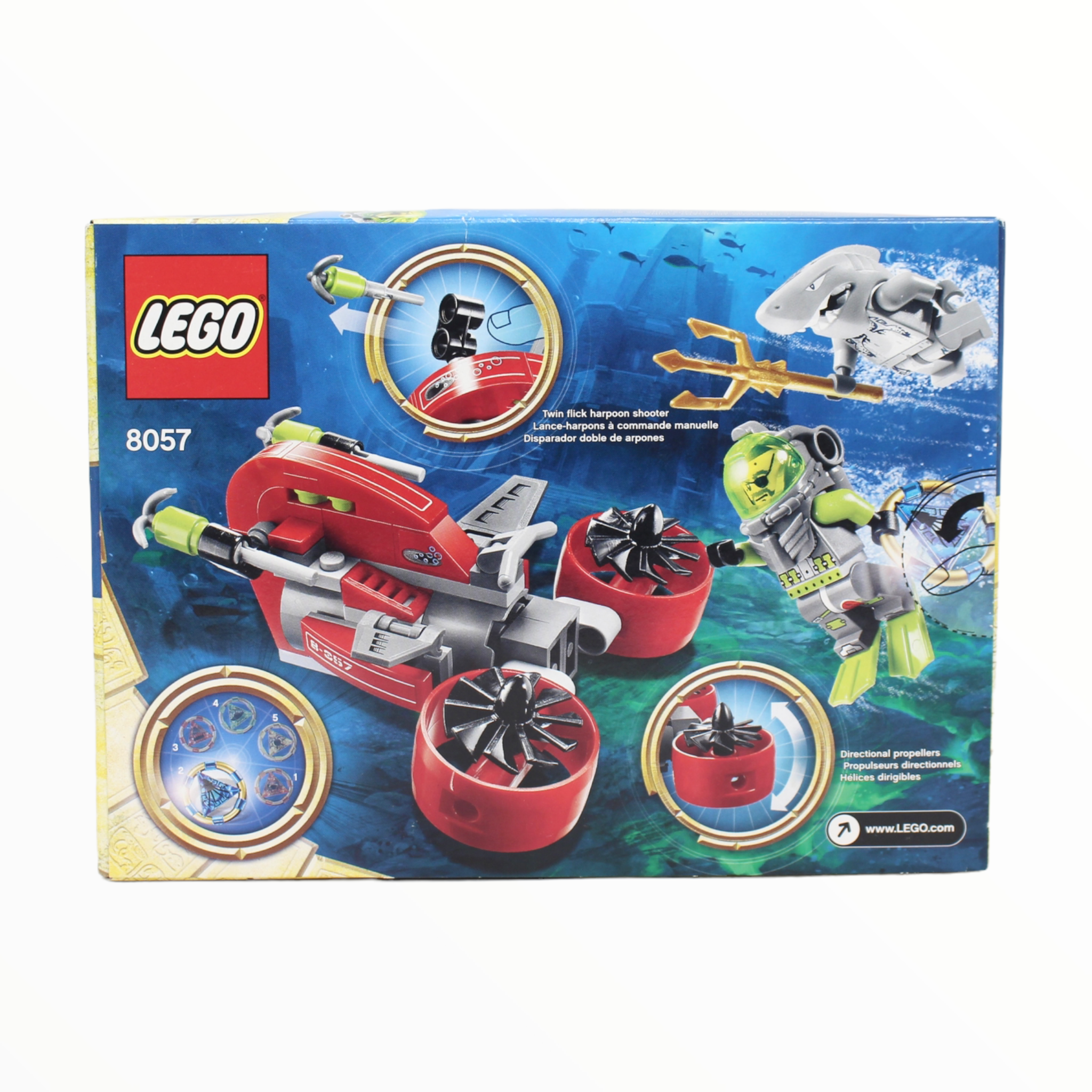 Retired Set 8057 Atlantis Wreck Raider