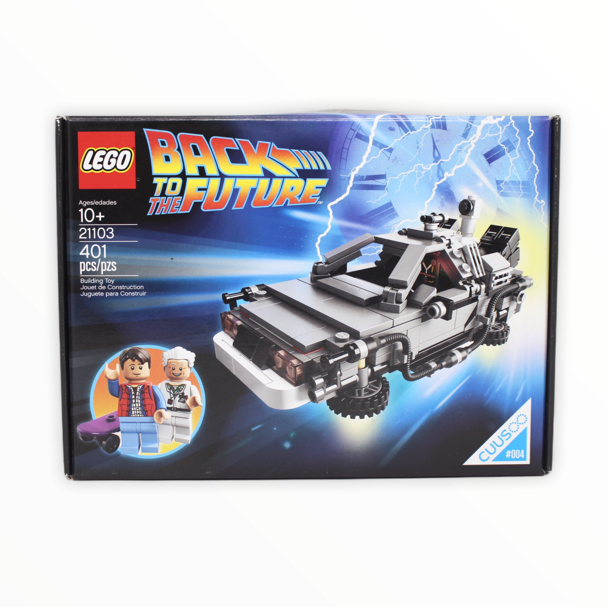 Certified Used Set 21103 LEGO Ideas The DeLorean Time Machine