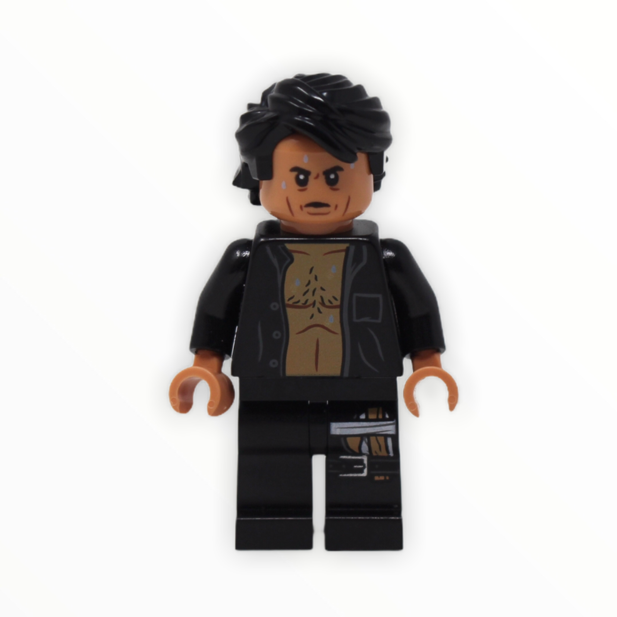 Dr. Ian Malcolm (open shirt, ripped pants leg)