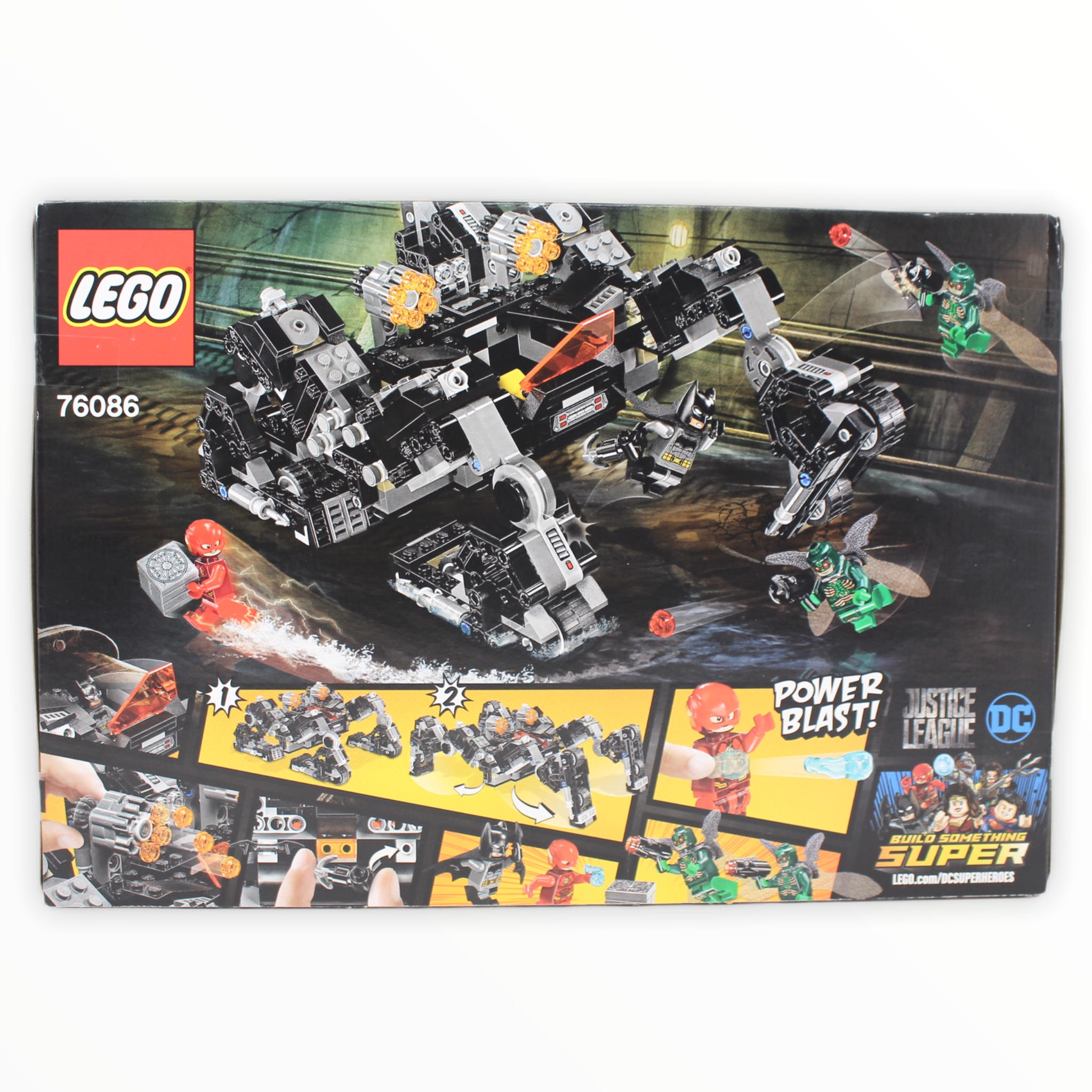 Retired Set 76086 DC Super Heroes Knightcrawler Tunnel Attack