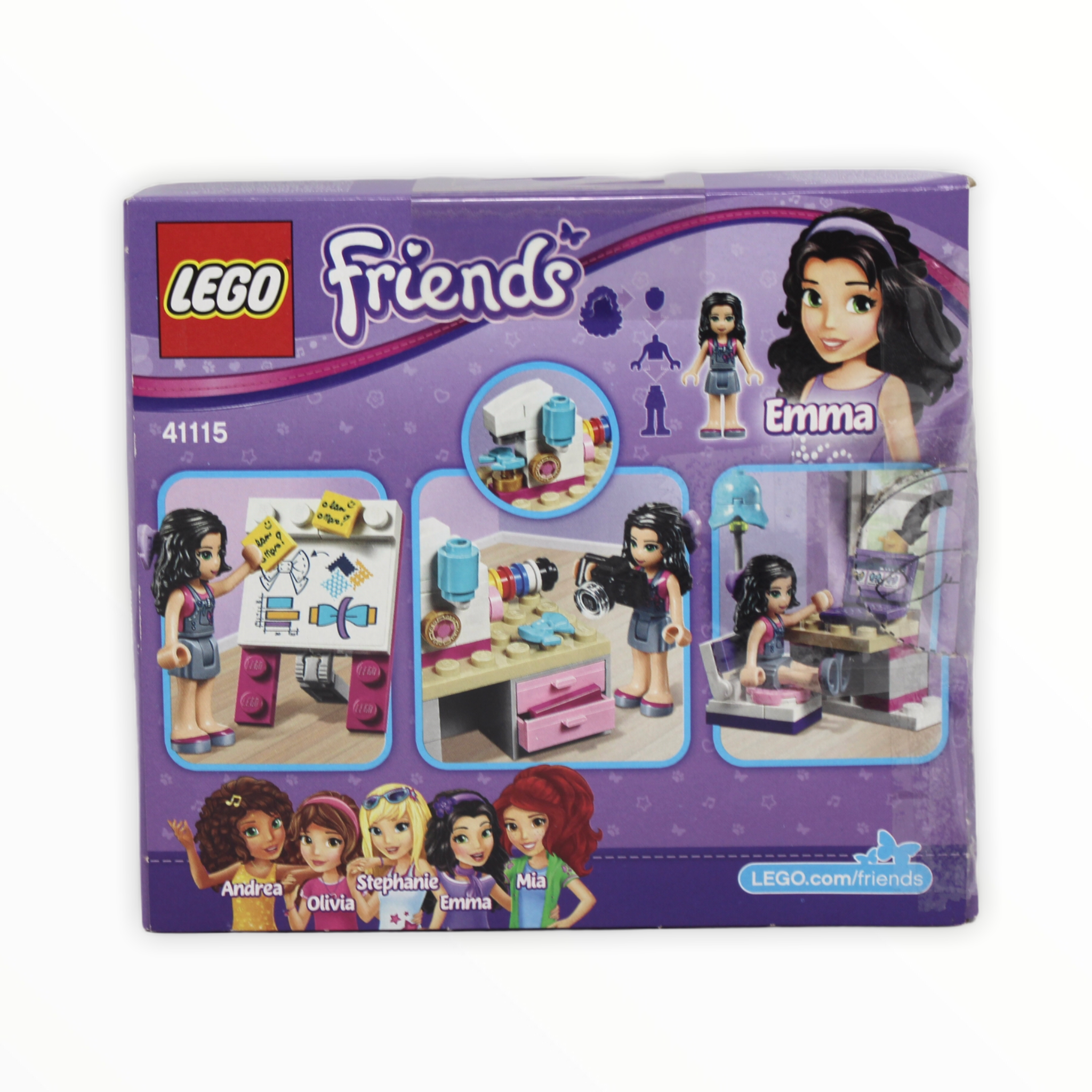 Certified Used Set 41115 Friends Emma’s Creative Workshop