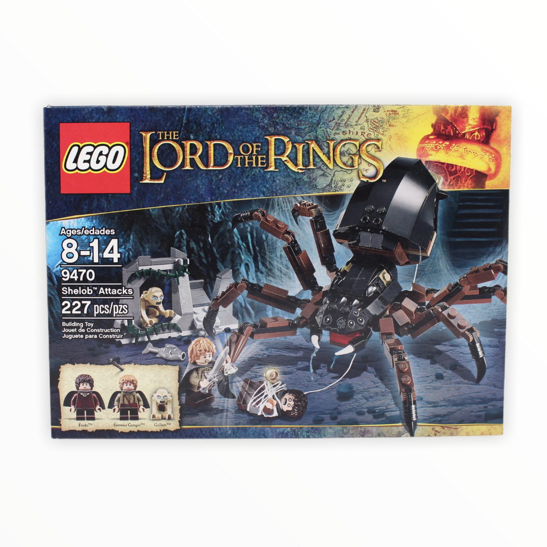 Retired Set 9470 The Lord of the Rings Shelob Attacks