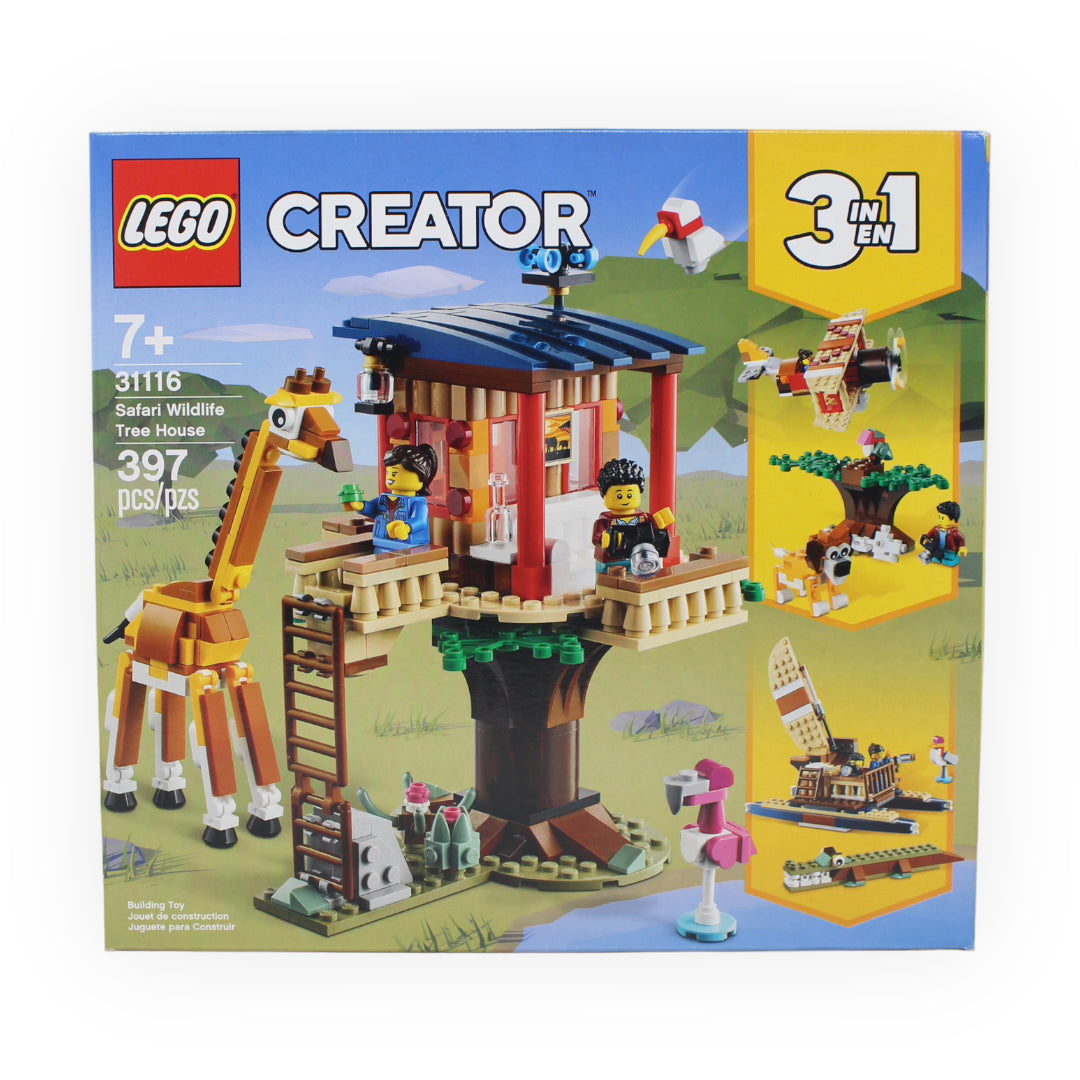 Retired Set 31116 Creator Safari Wildlife Tree House