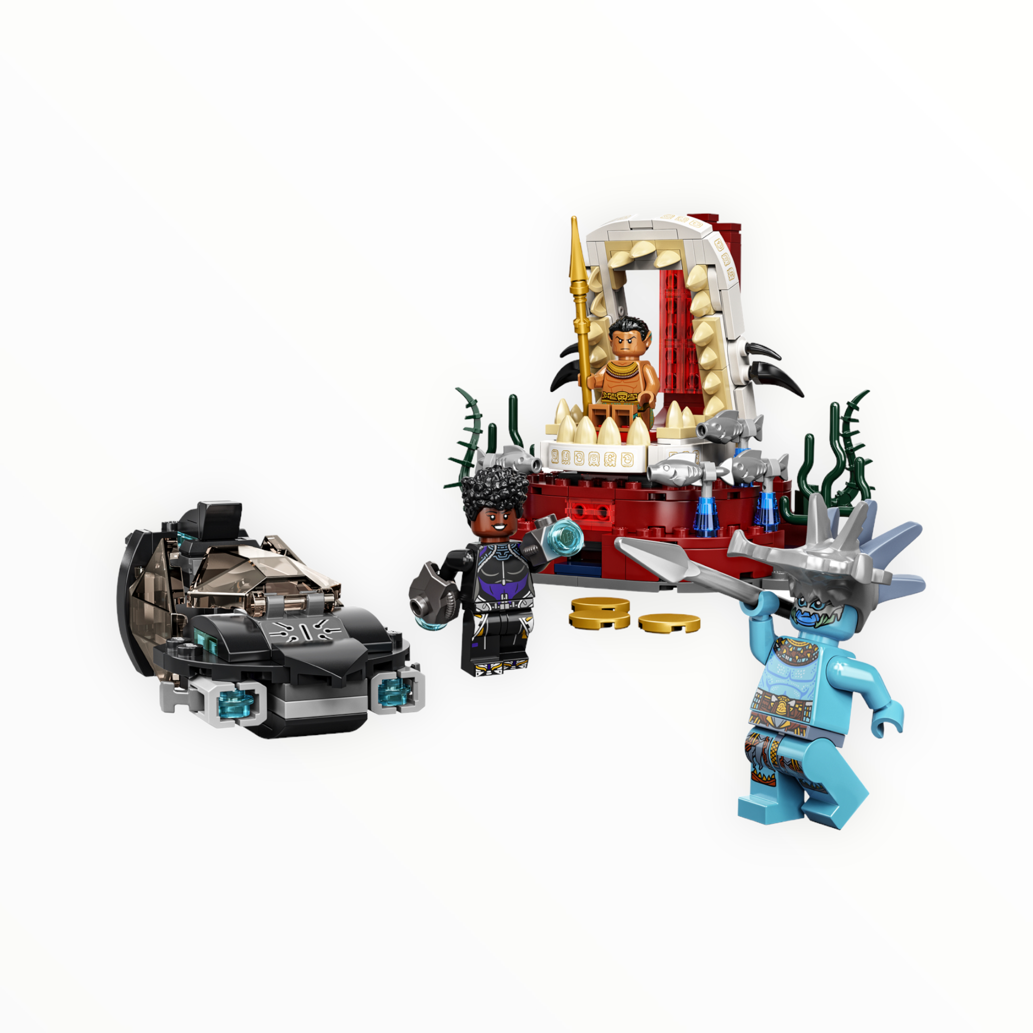 Retired Set 76213 Wakanda Forever King Namor’s Throne Room