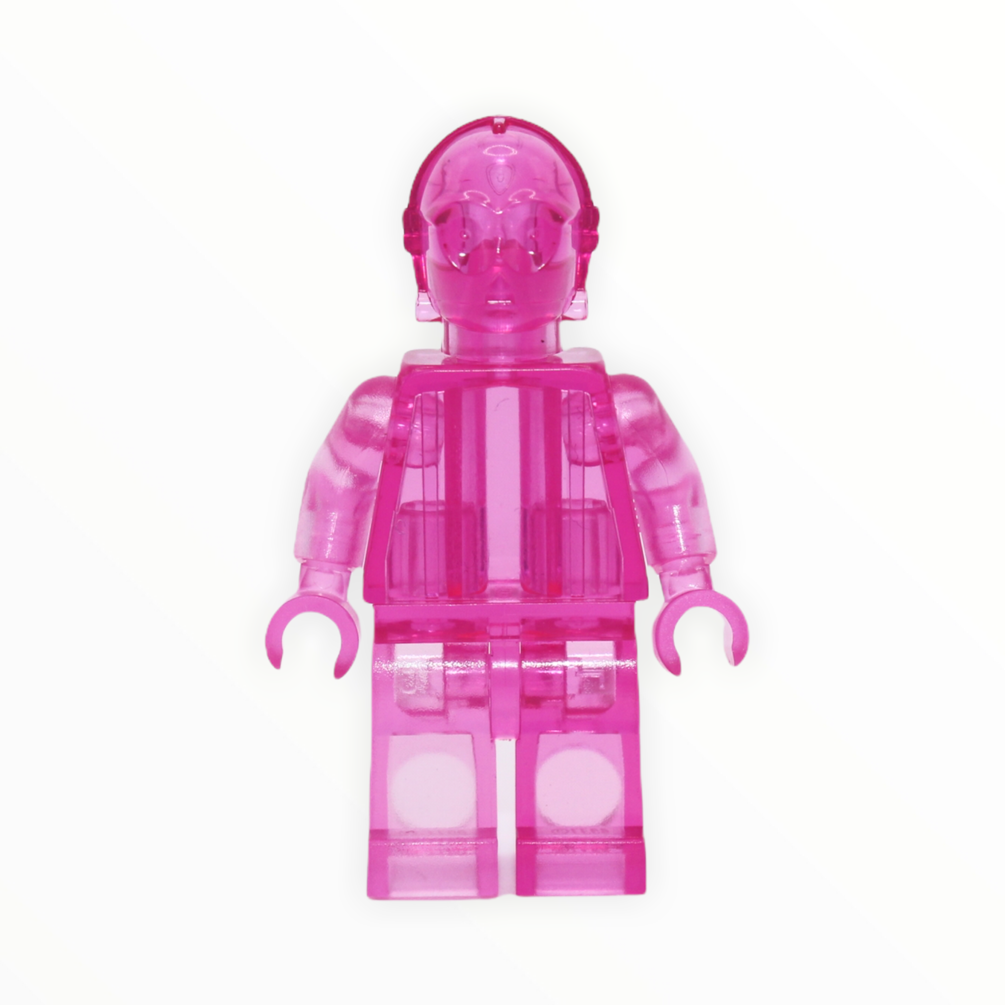 Lego Star Wars C3po Prototipo Rosa Transparente Muy Raro