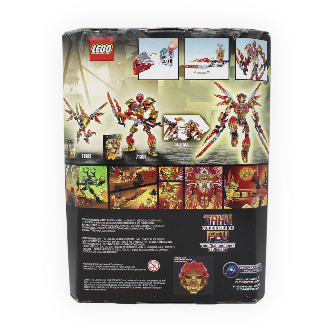 Certified Used Set 71308 Bionicle Tahu Uniter of Fire