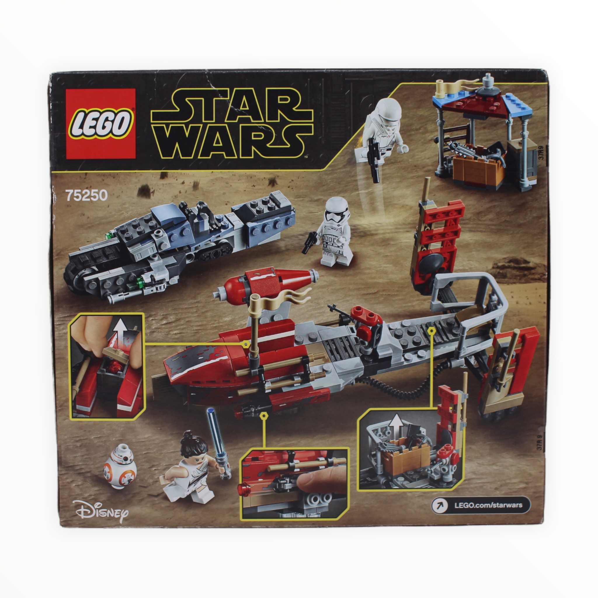 Retired Set 75250 Star Wars Pasaana Speeder Chase