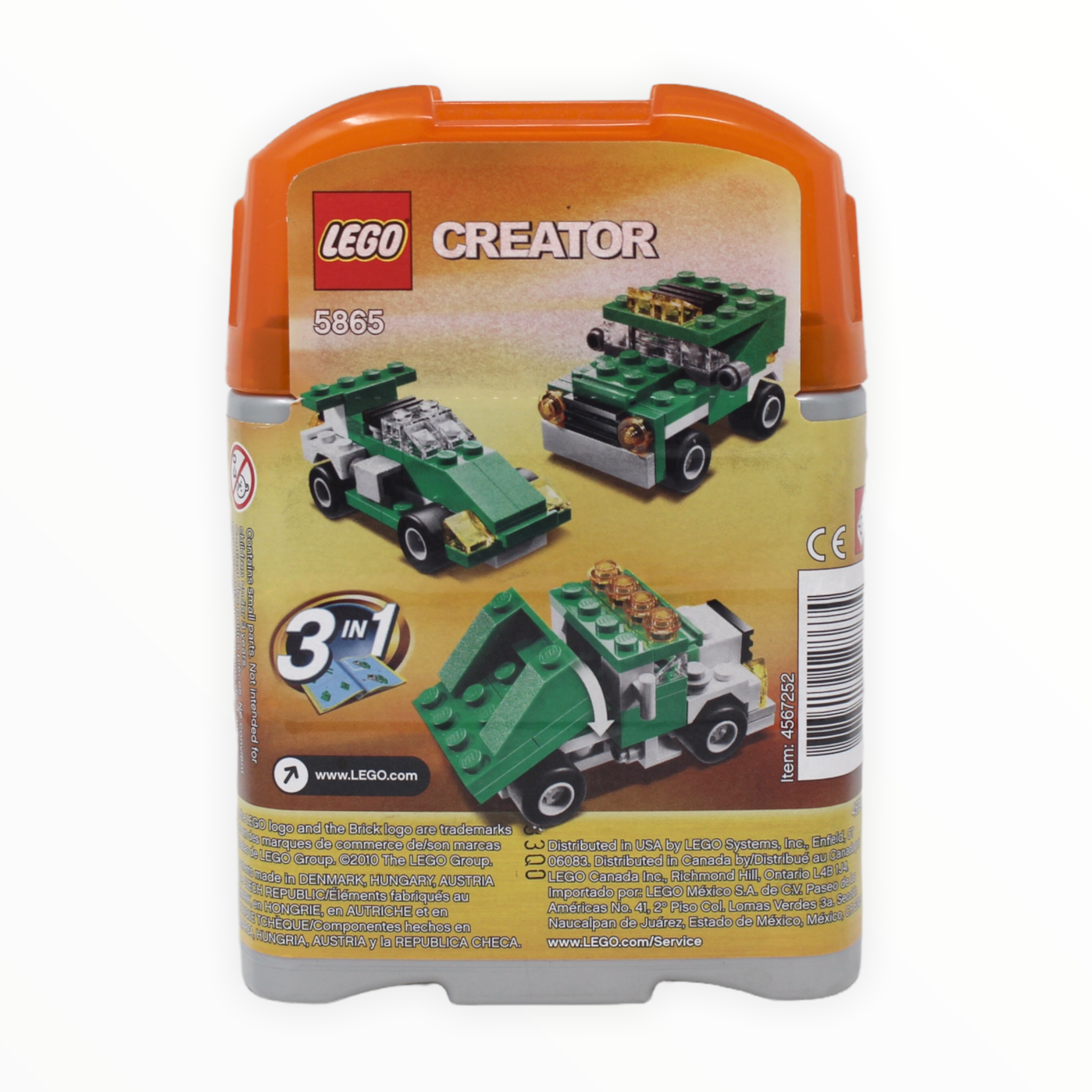 Retired Set 5865 Creator Mini Dumper