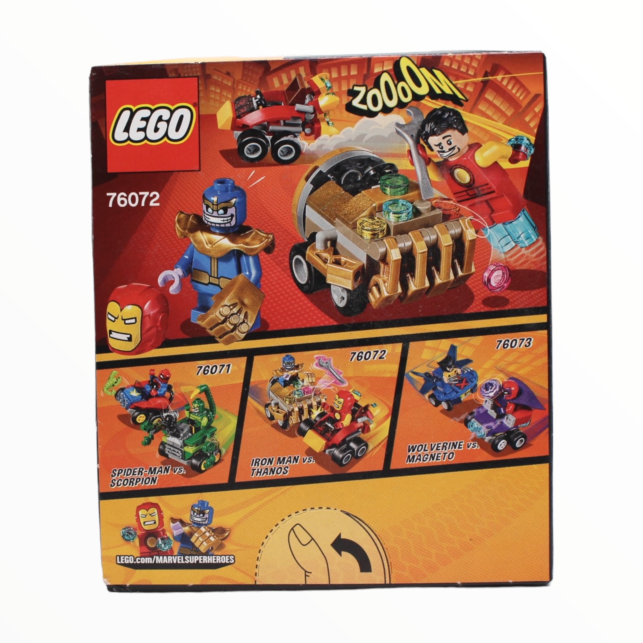 Retired Set 76072 Marvel Super Heroes Mighty Micros: Iron Man vs. Thanos