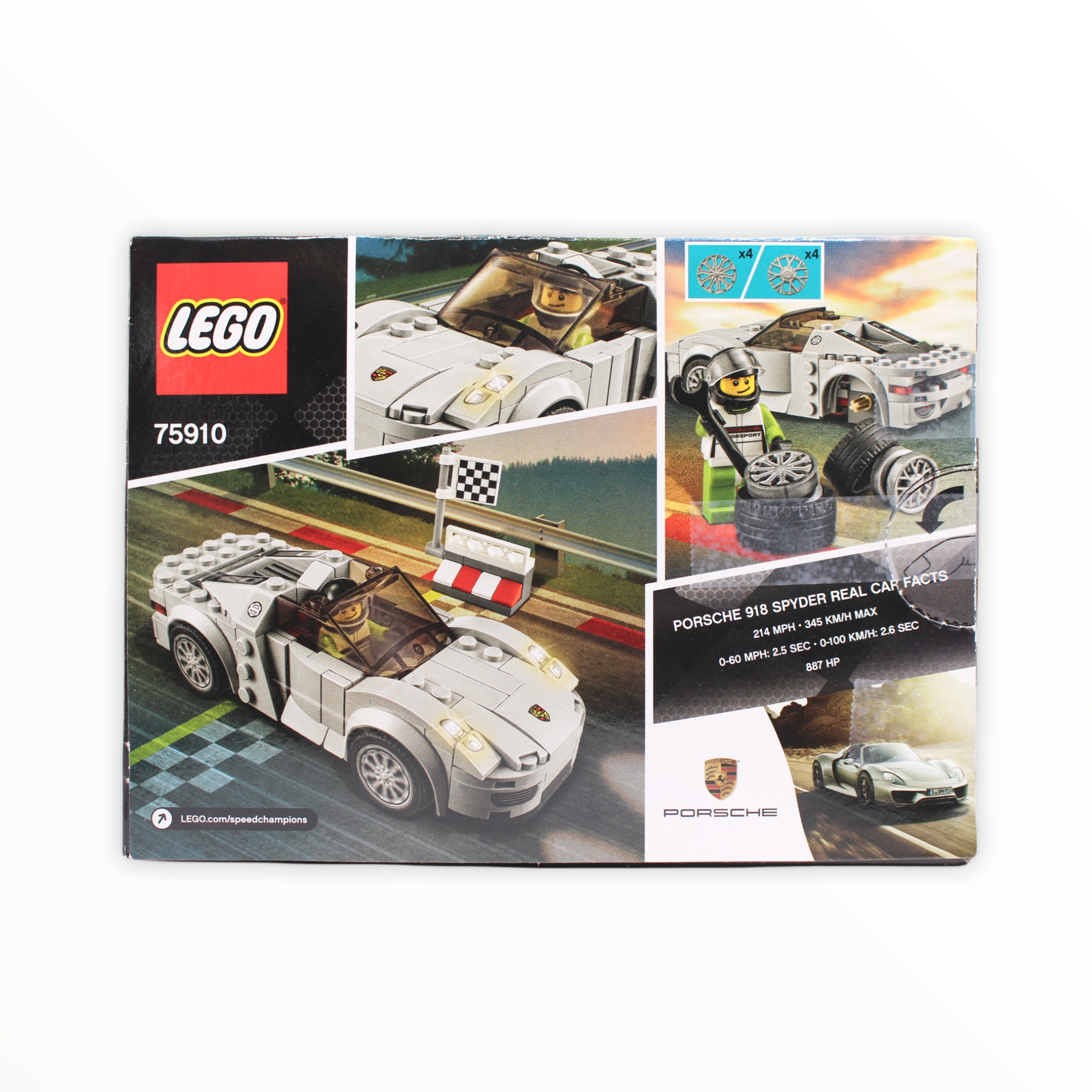 Certified Used Set 75910 Speed Champions Porsche 918 Spyder