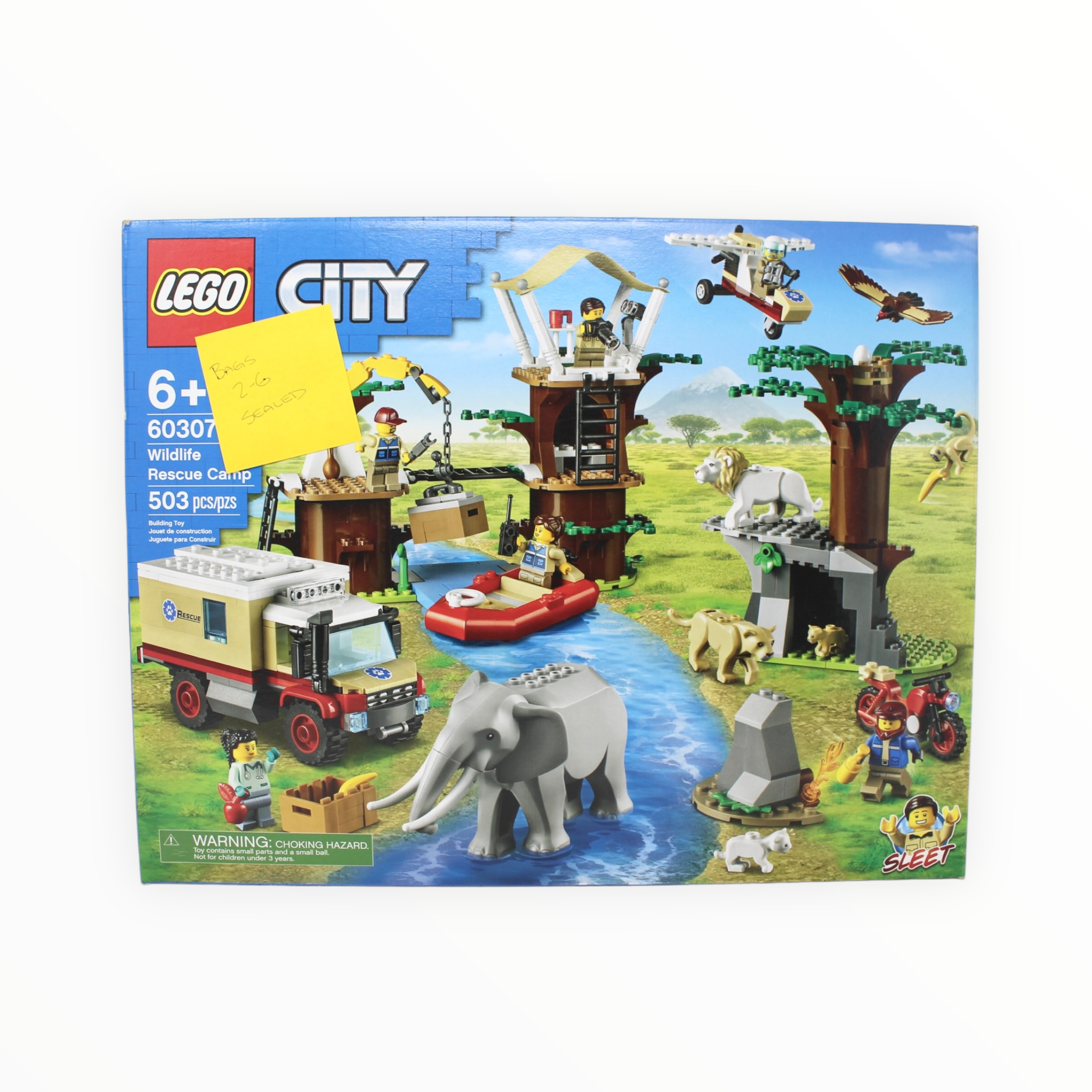 Certified Used Set 60307 City Wildlife Rescue Camp