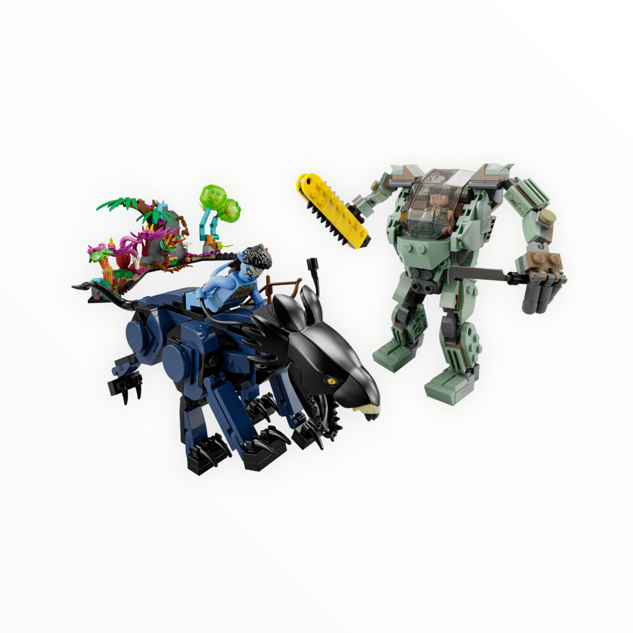 75571 Avatar Neytiri & Thanator vs AMP Suit Quaritch