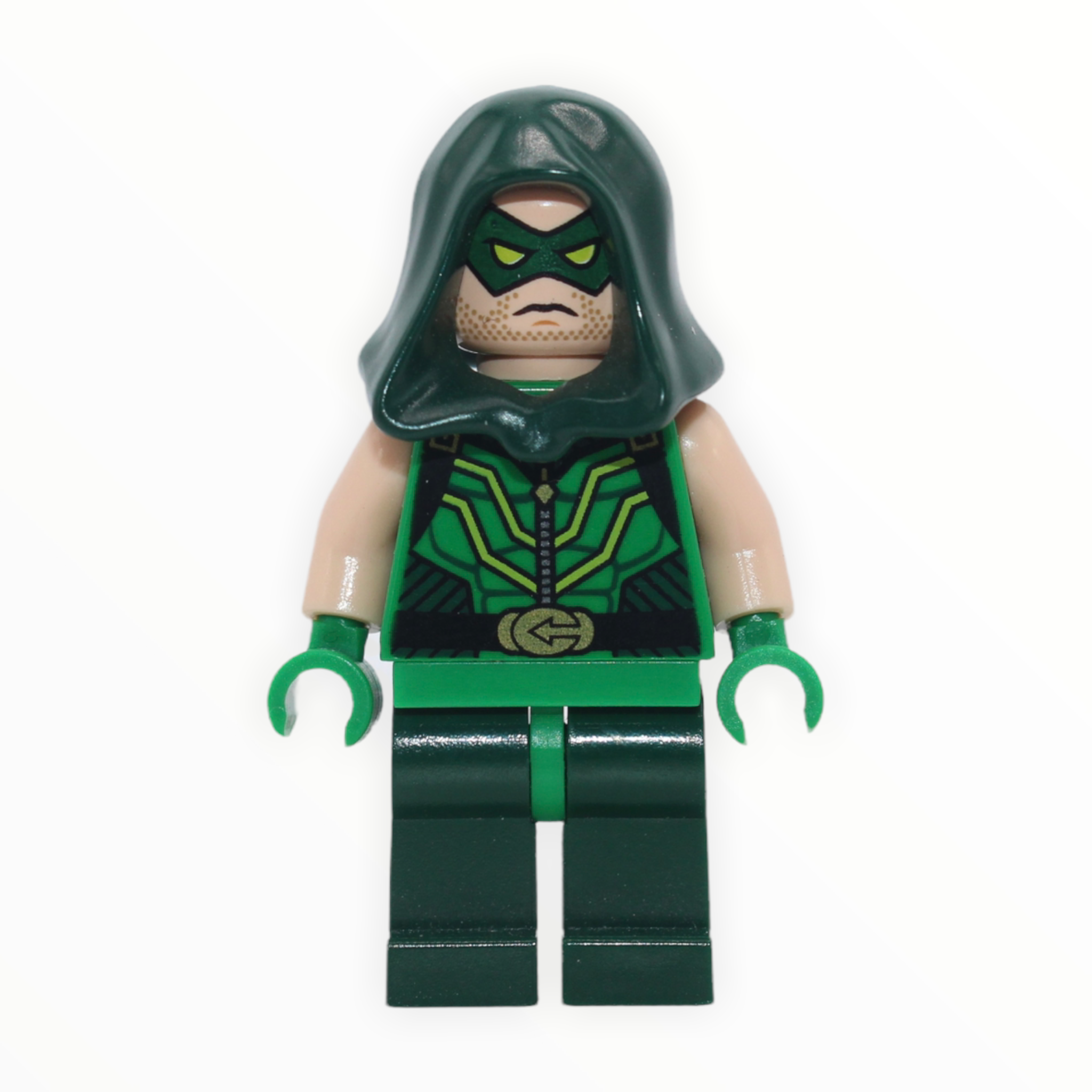 Green Arrow (New 52, dark green hood)