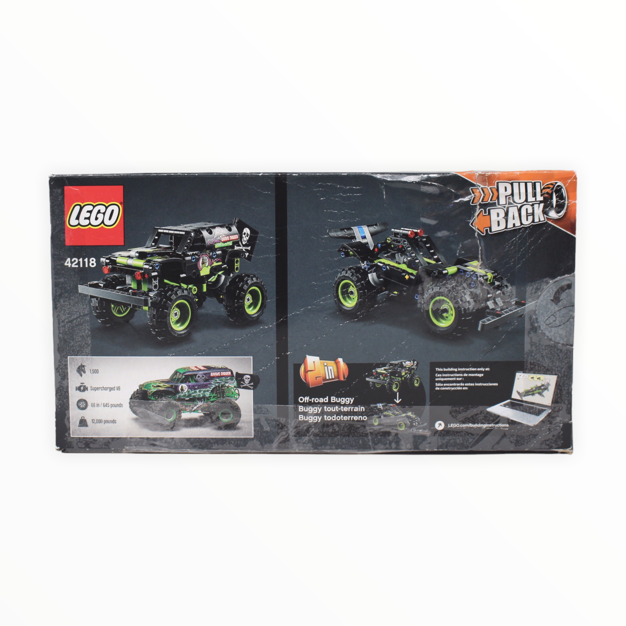 Certified Used Set 42118 Technic Monster Jam Grave Digger