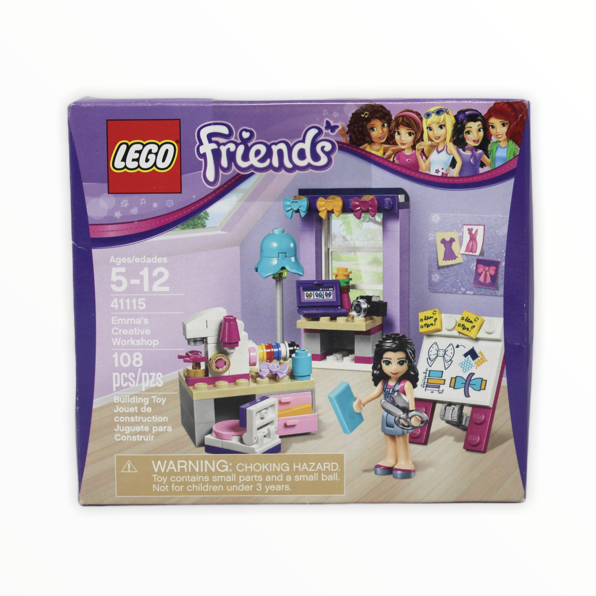 Certified Used Set 41115 Friends Emma’s Creative Workshop