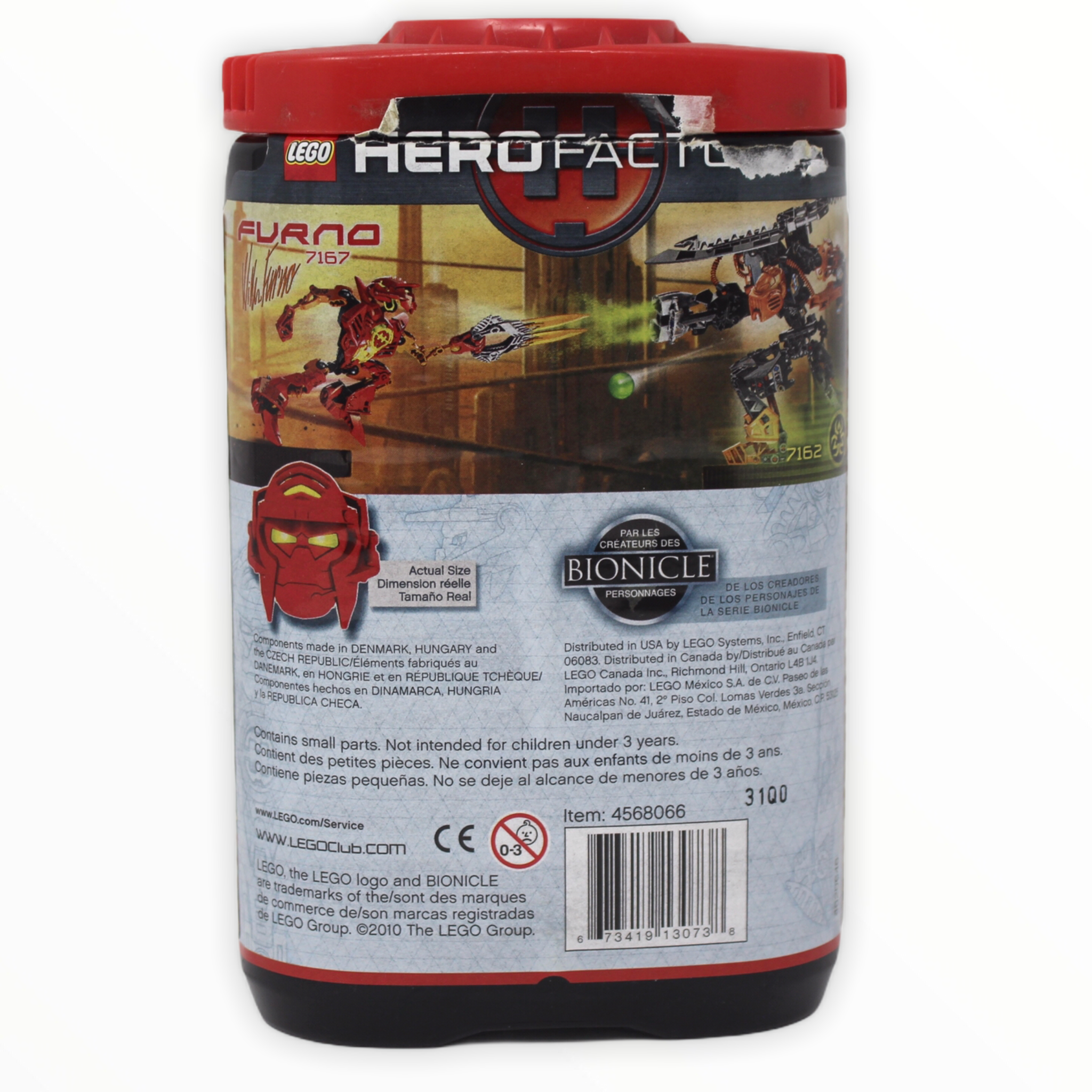 Certified Used Set 7167 Hero Factory William Furno