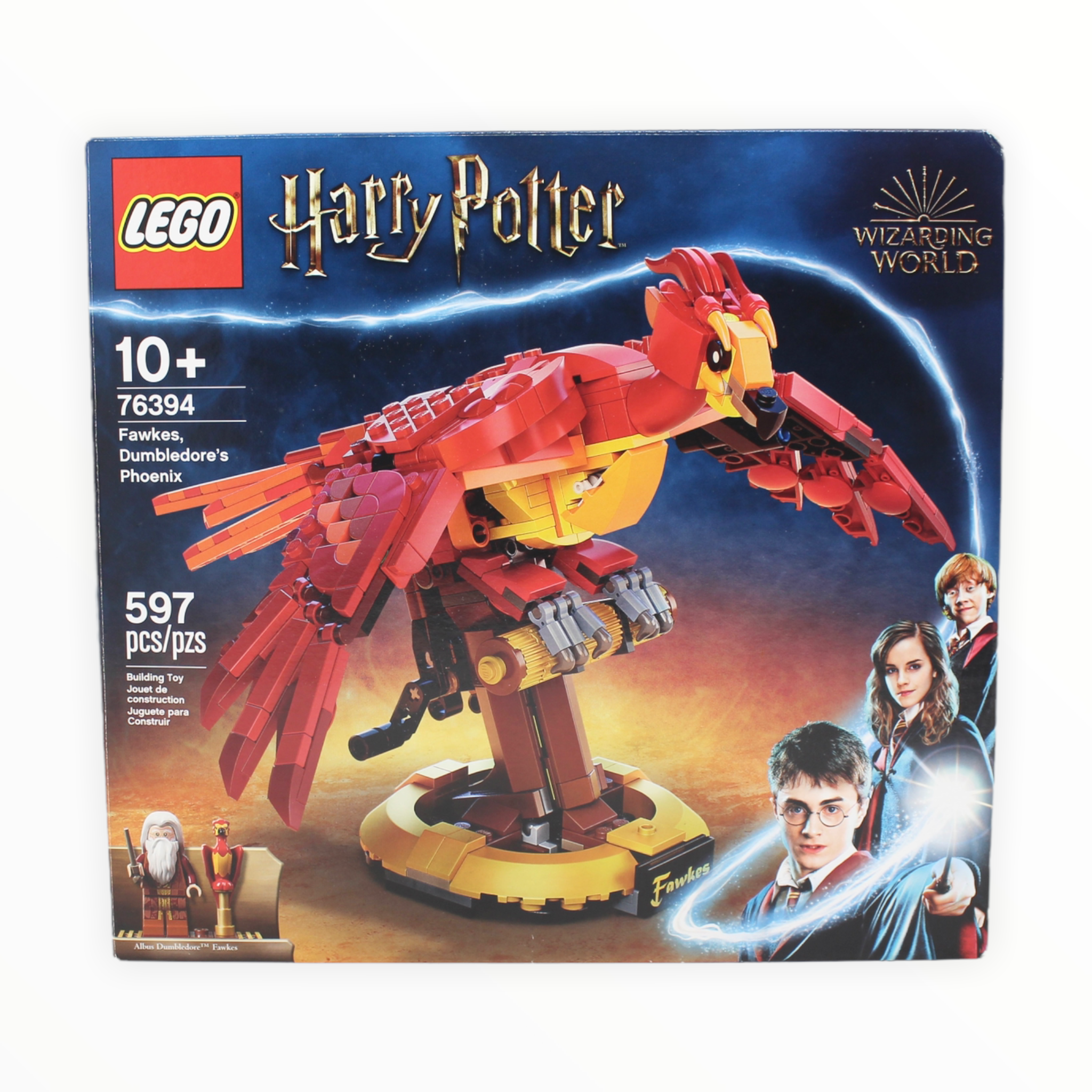 Certified Used Set 76394 Harry Potter Fawkes, Dumbledore’s Phoenix