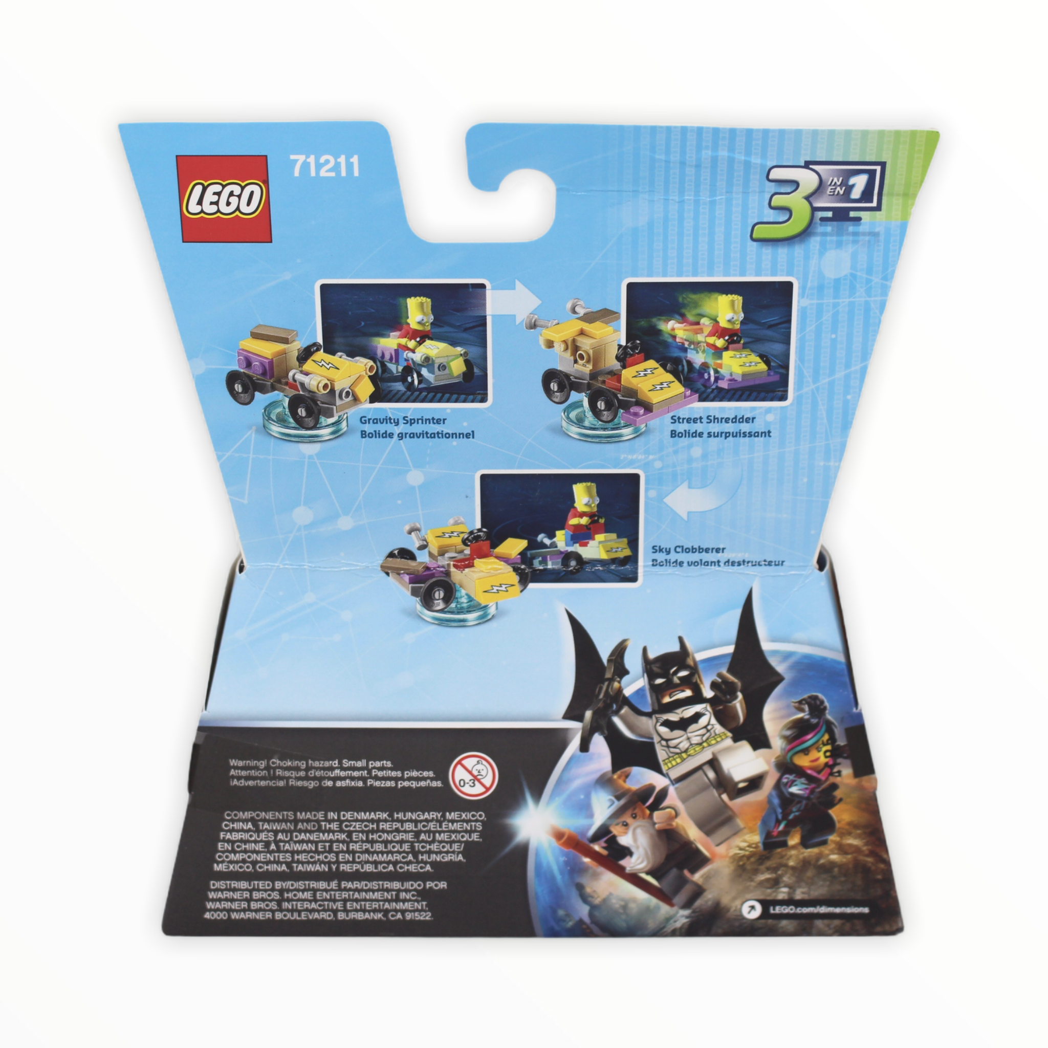 Retired Set 71211 Dimensions The Simpsons Bart and Gravity Sprinter