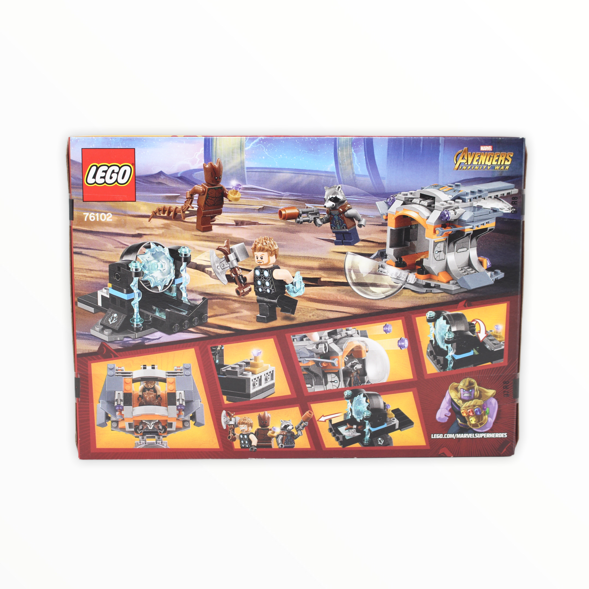 Retired Set 76102 Marvel Super Heroes Thor’s Weapon Quest