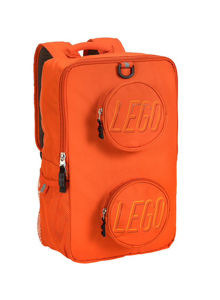 Orange LEGO Brick Backpack