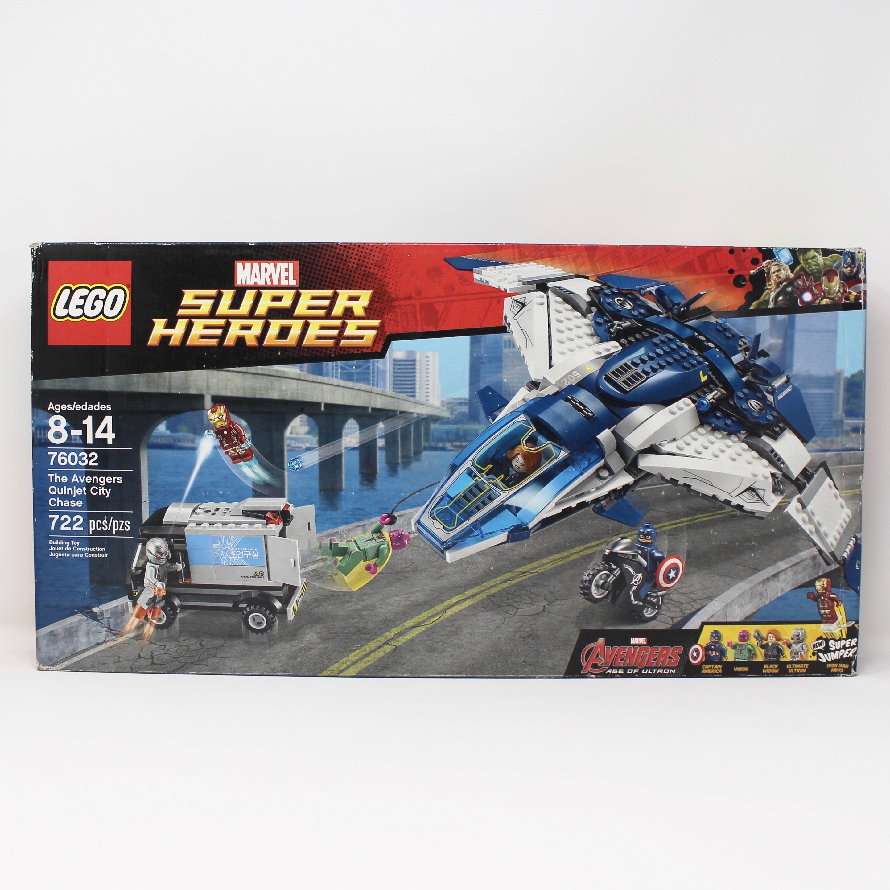 Retired Set 76032 Marvel Super Heroes The Avengers Quinjet City Chase