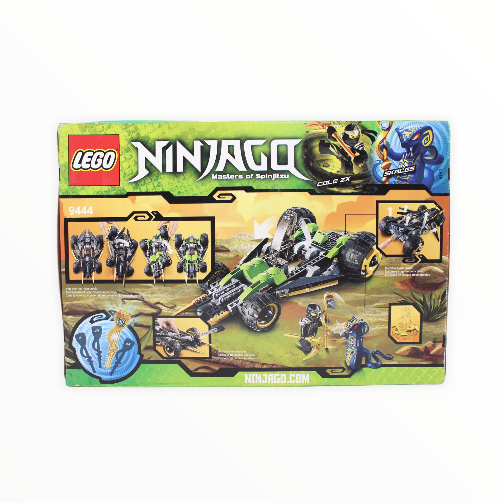 Retired Set 9444 Ninjago Cole’s Tread Assault