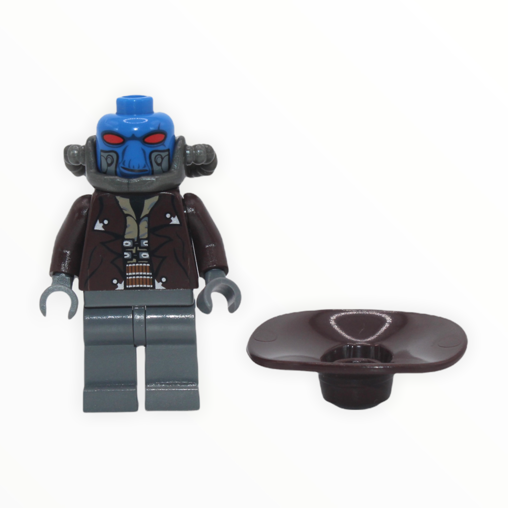 Cad Bane (dark brown jacket, dark bluish gray hands and legs, 2010)