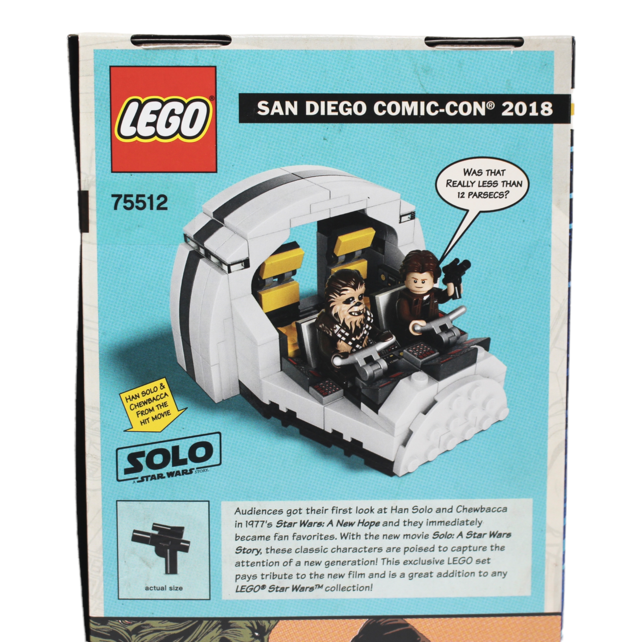 Retired Set 75512 Star Wars Millennium Falcon Cockpit - San Diego Comic-Con 2018 Exclusive (No. 1153 of 3000)