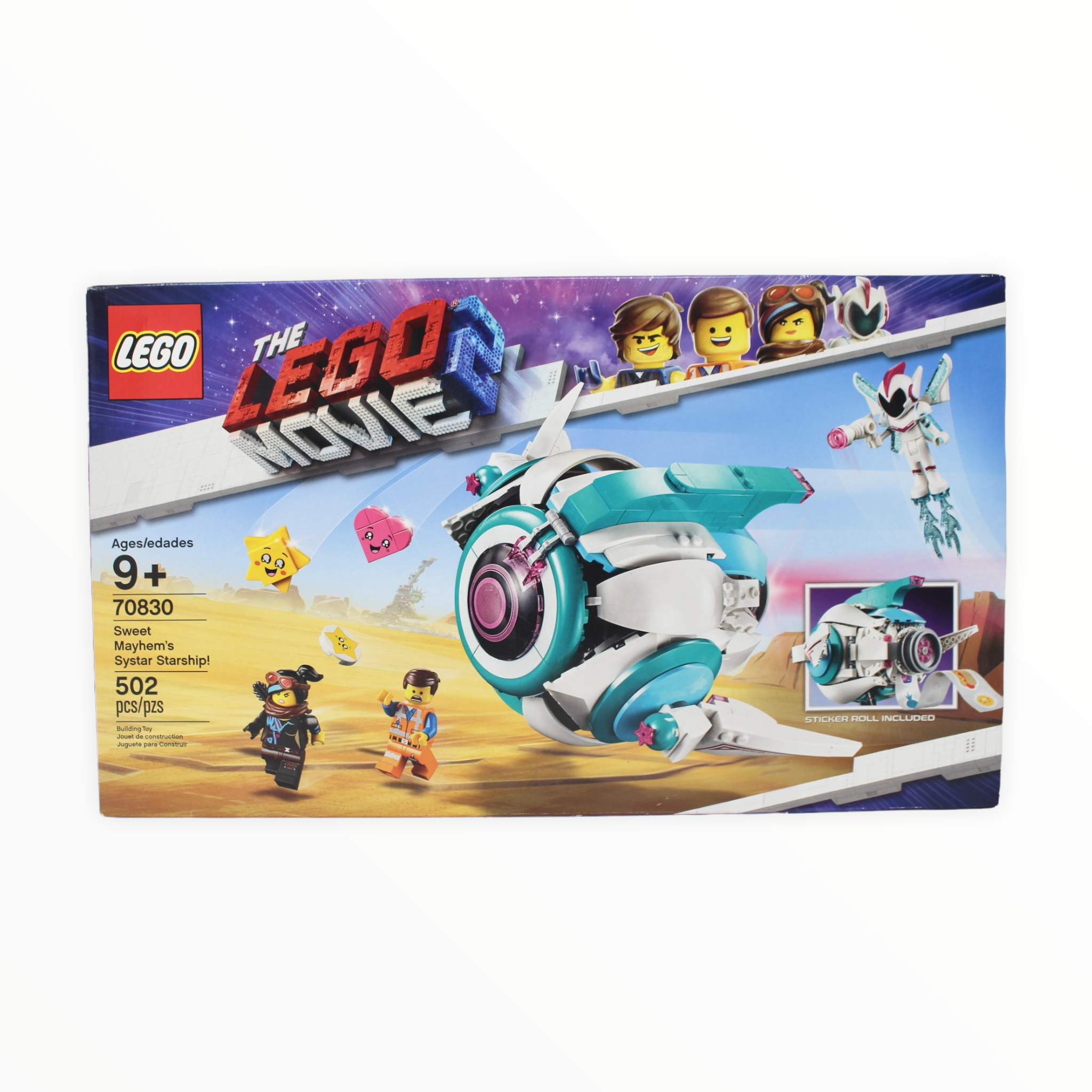 tommelfinger Ekspression Mos Retired Set 70830 LEGO Movie 2 Sweet Mayhem's Systar Starship