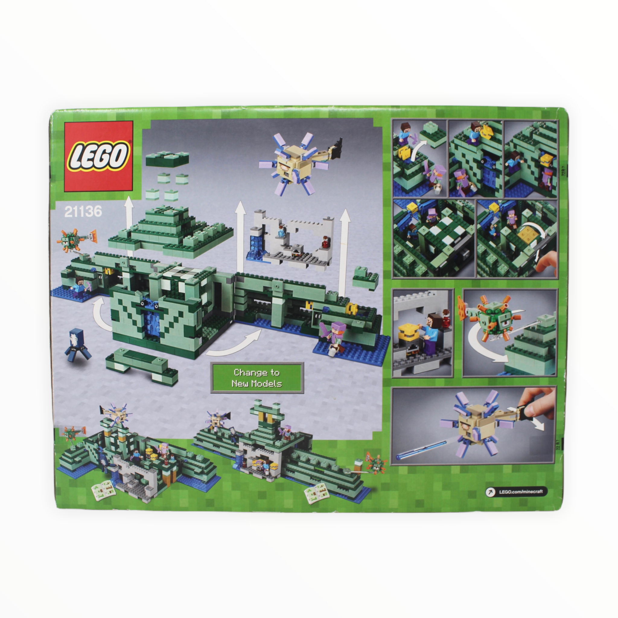 Retired Set 21136 Minecraft The Ocean Monument