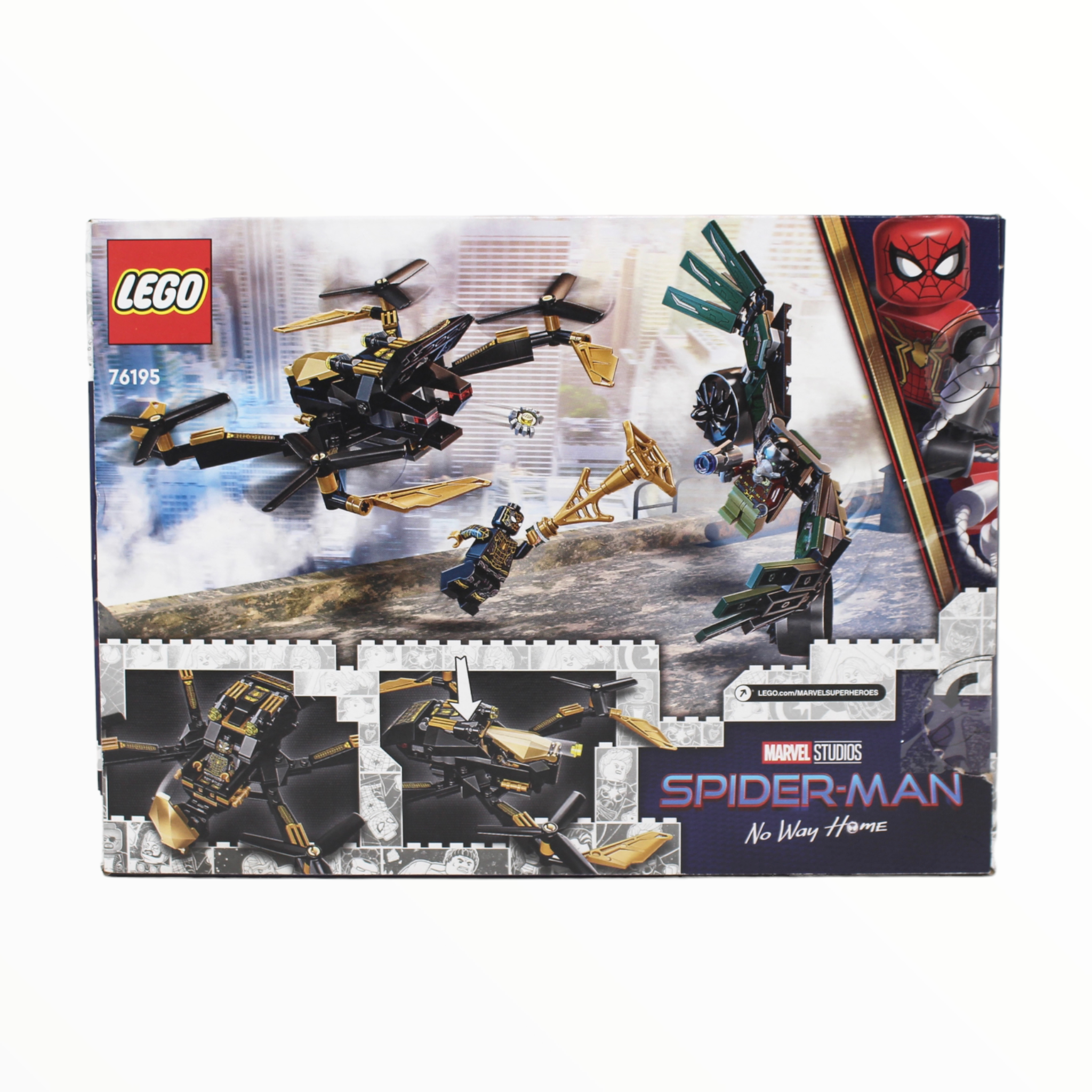 Certified Used Set 76195 Marvel Studios Spider-Man’s Drone Duel (open box, sealed bags)