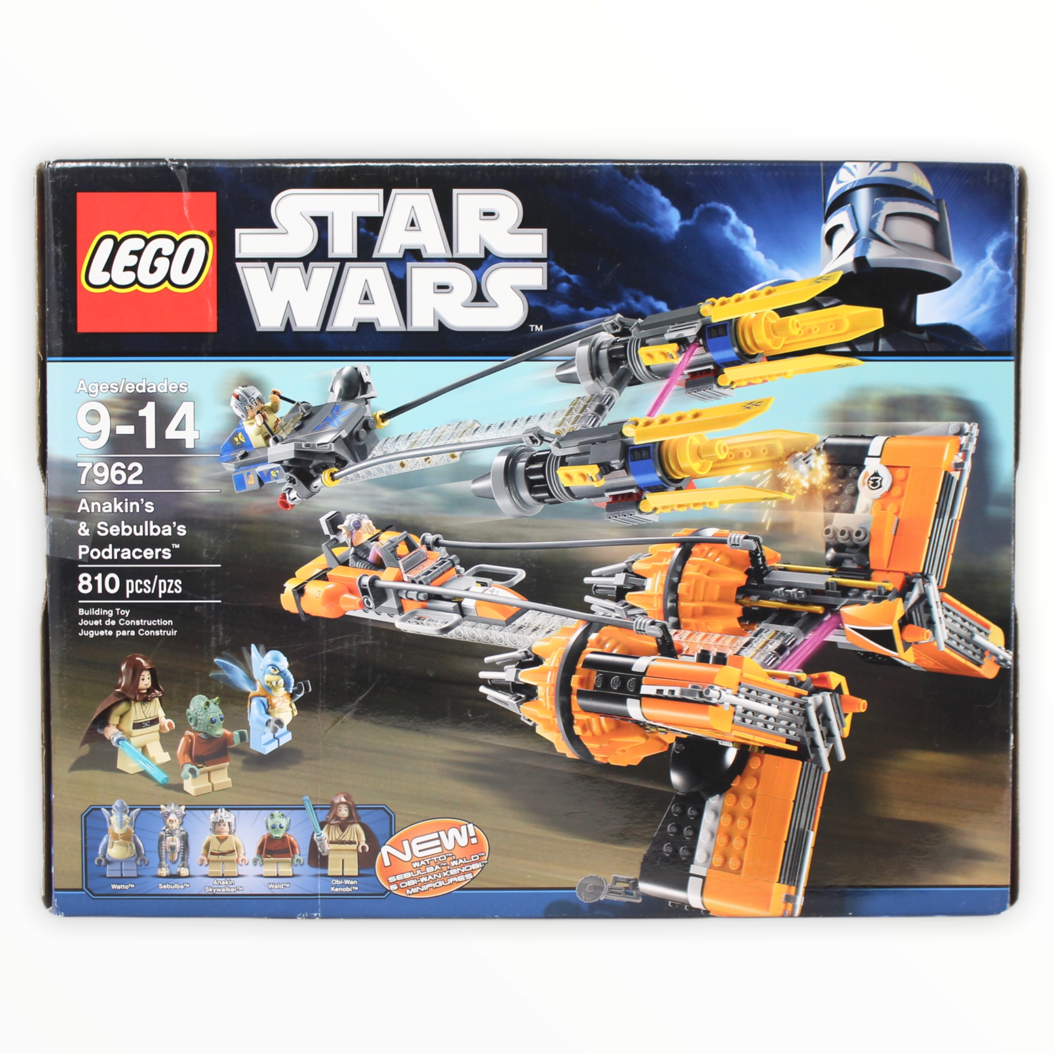 Certified Used Set 7962 Star Wars Anakins & Sebulbas Podracers