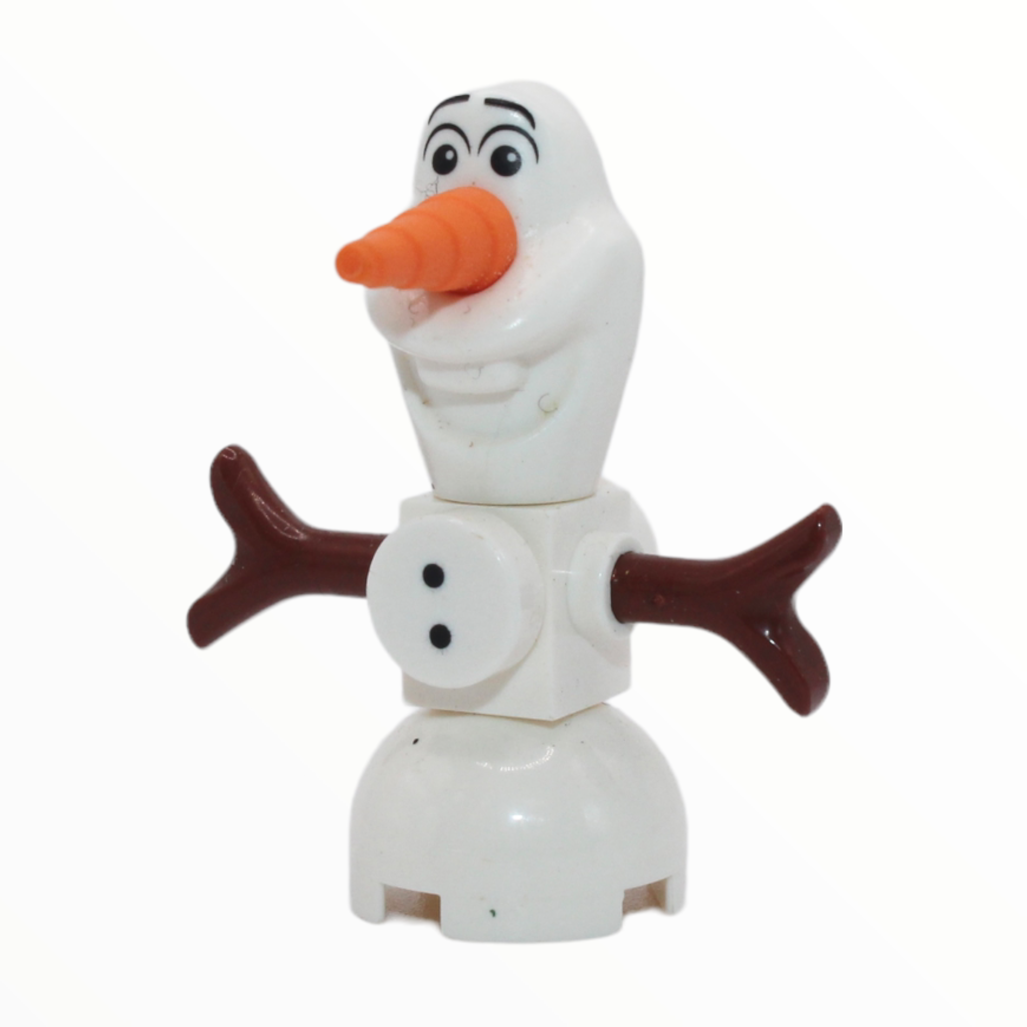 Olaf (brick-built, black dots button)