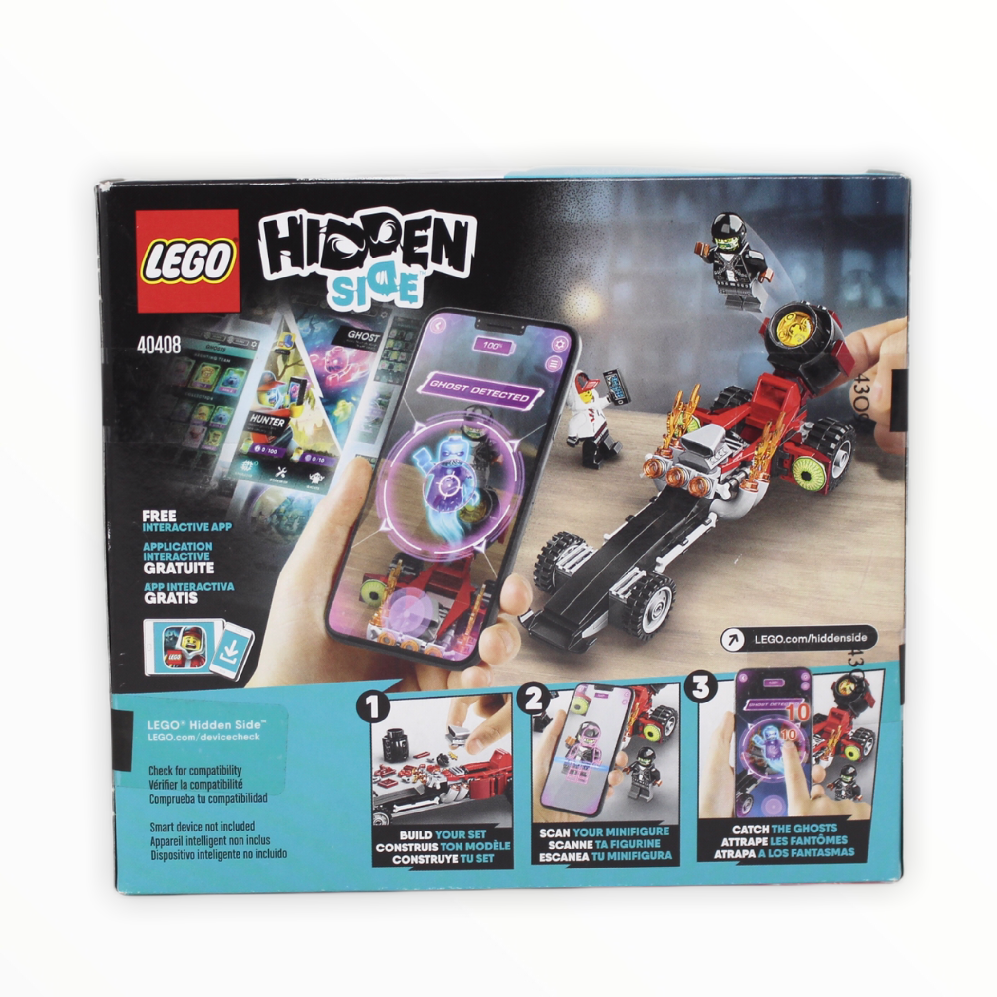 Retired Set 40408 Hidden Side Drag Racer