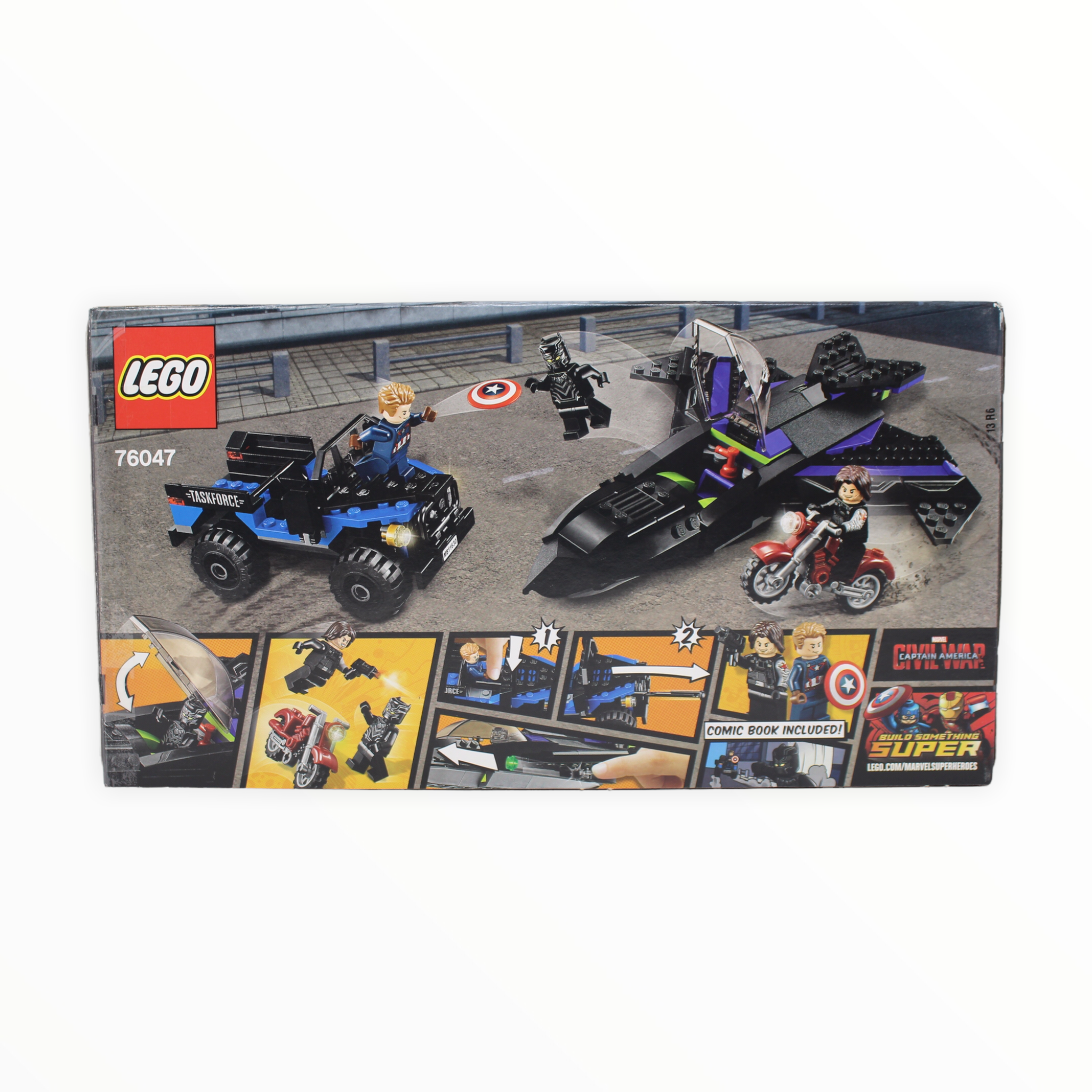 Certified Used Set 76047 Marvel Super Heroes Black Panther Pursuit