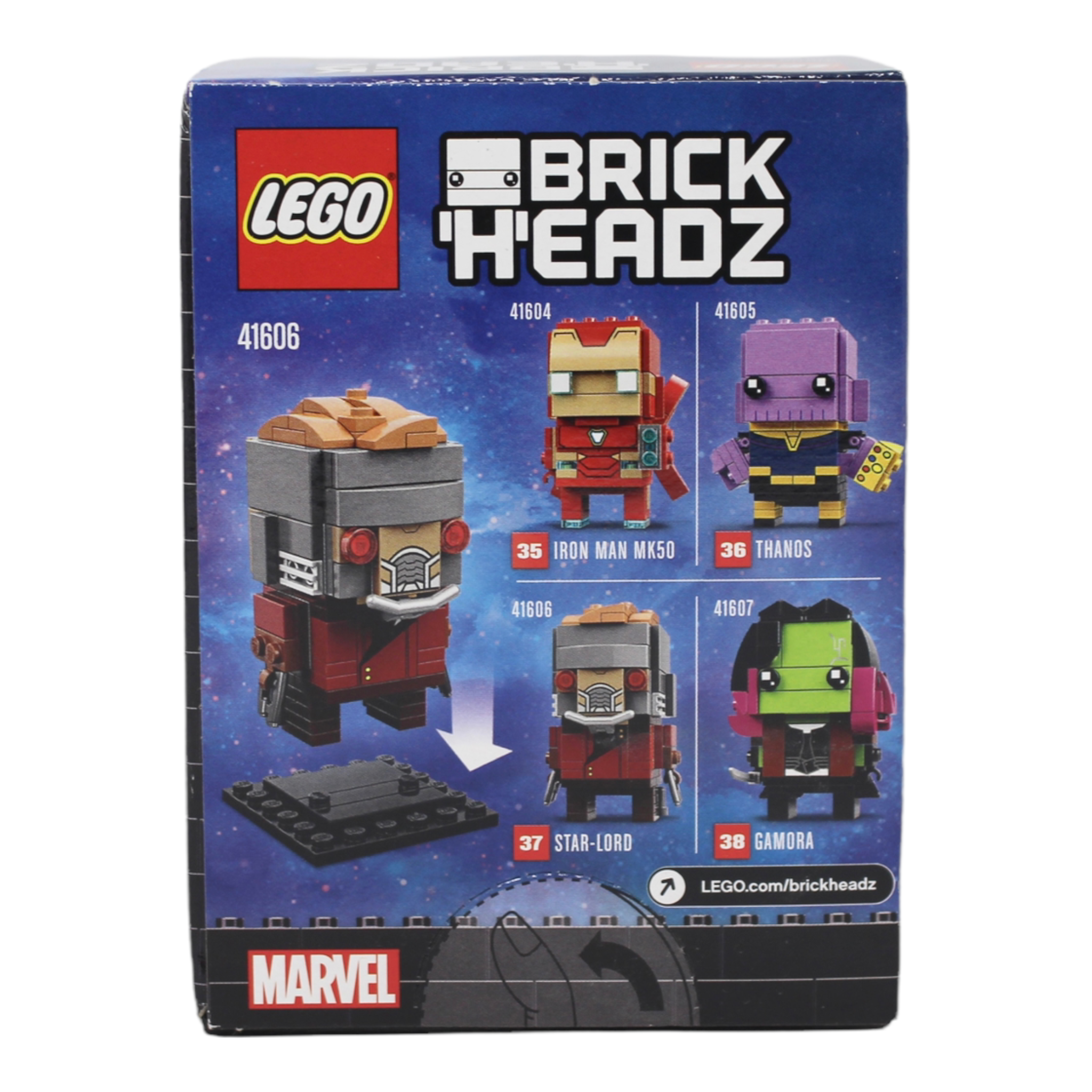 Retired Set 41606 Marvel BrickHeadz Star-Lord