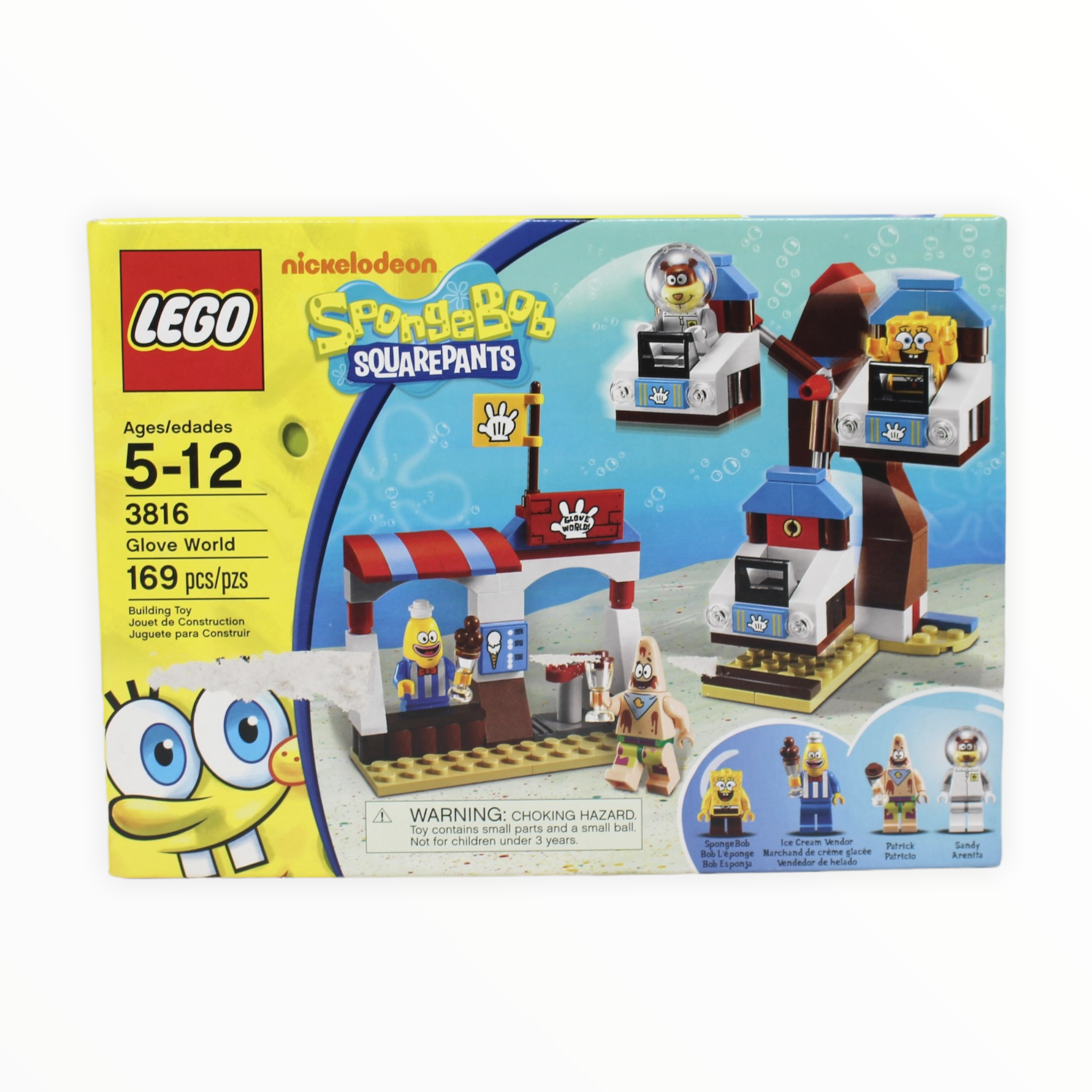 Retired Set 3816 SpongeBob SquarePants Glove World