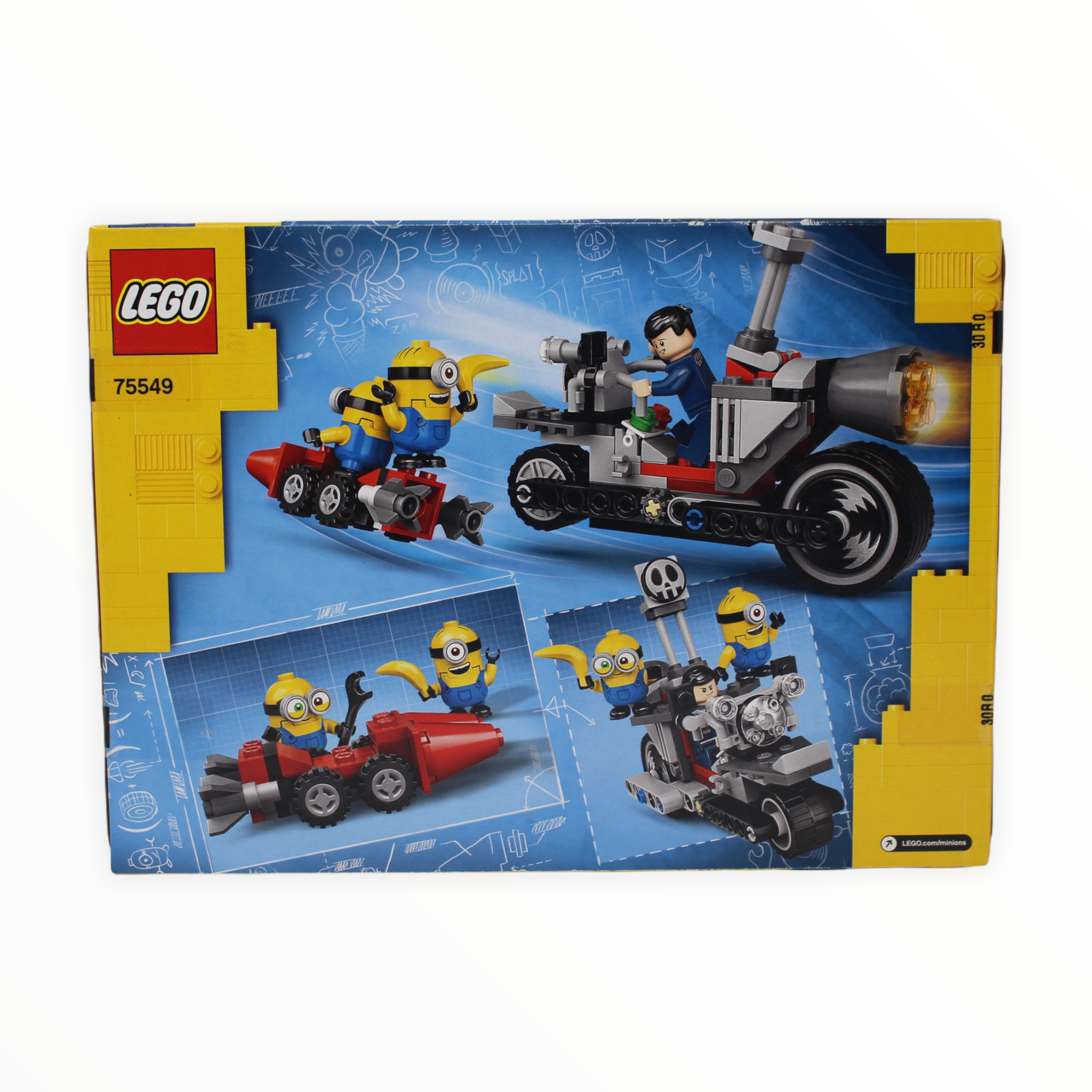 Retired Set Minions 75549 Unstoppable Bike Chase