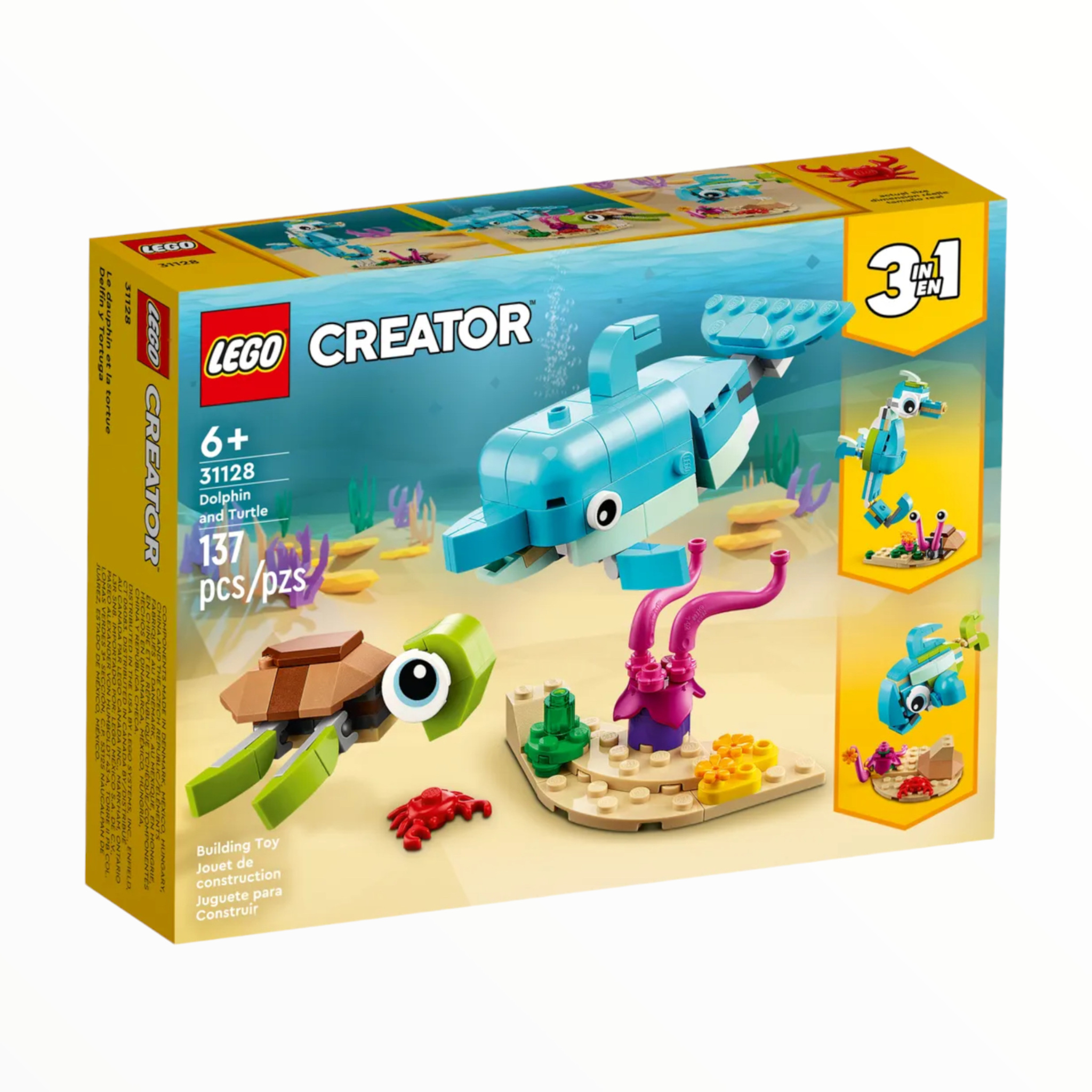 31128 Creator Dolphin and Turtle