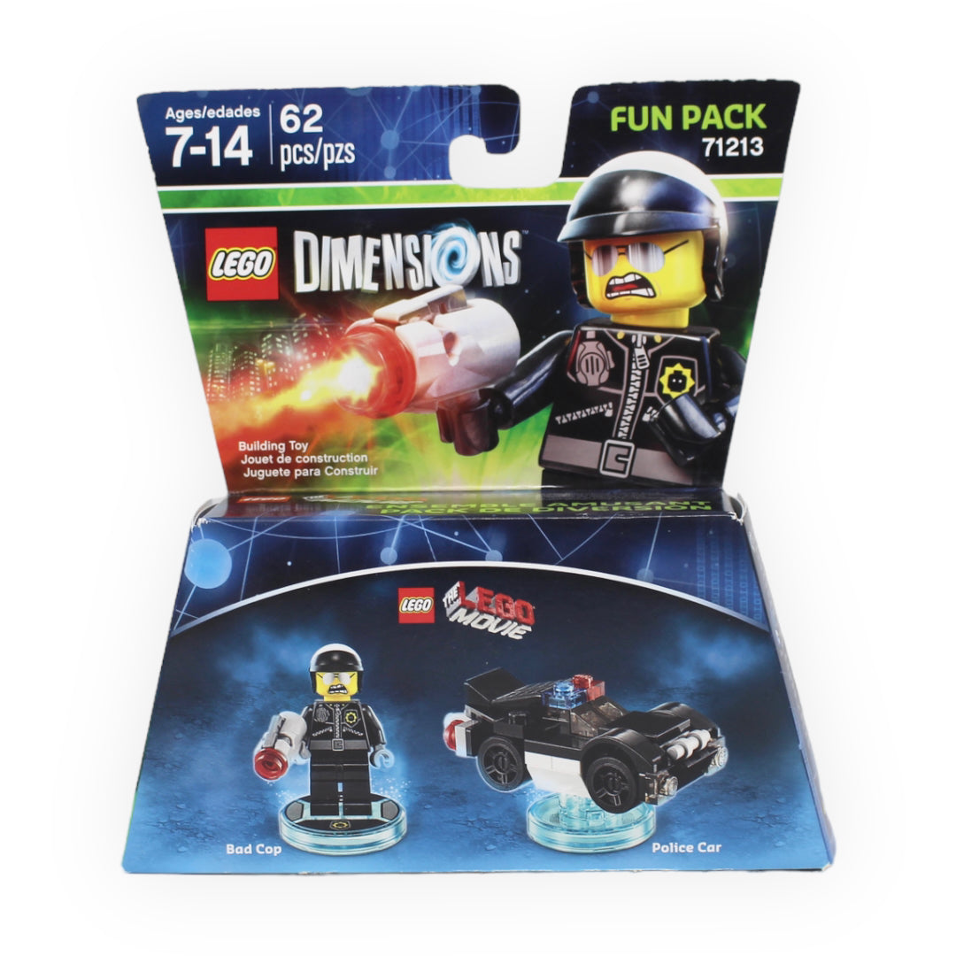 Retired Set 71213 Dimensions Fun Pack - The LEGO Movie Bad Cop and Police Car