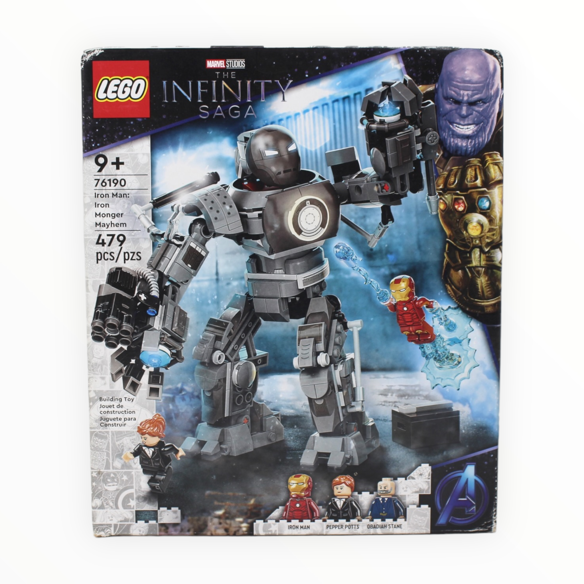 Certified Used Set 76190 Iron Man: Iron Monger Mayhem