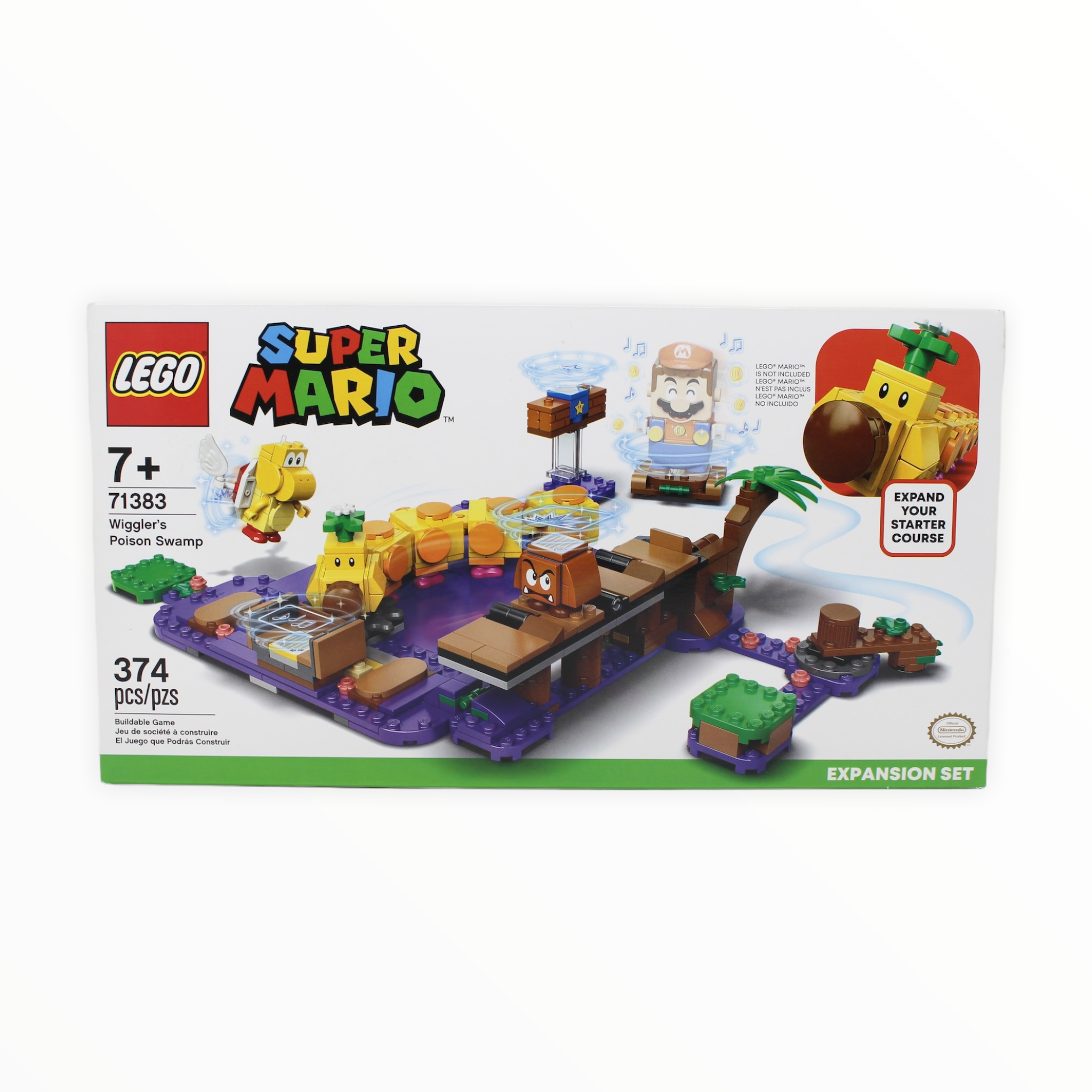 Retired Set 71383 Super Mario Wiggler’s Poison Swamp Expansion Set