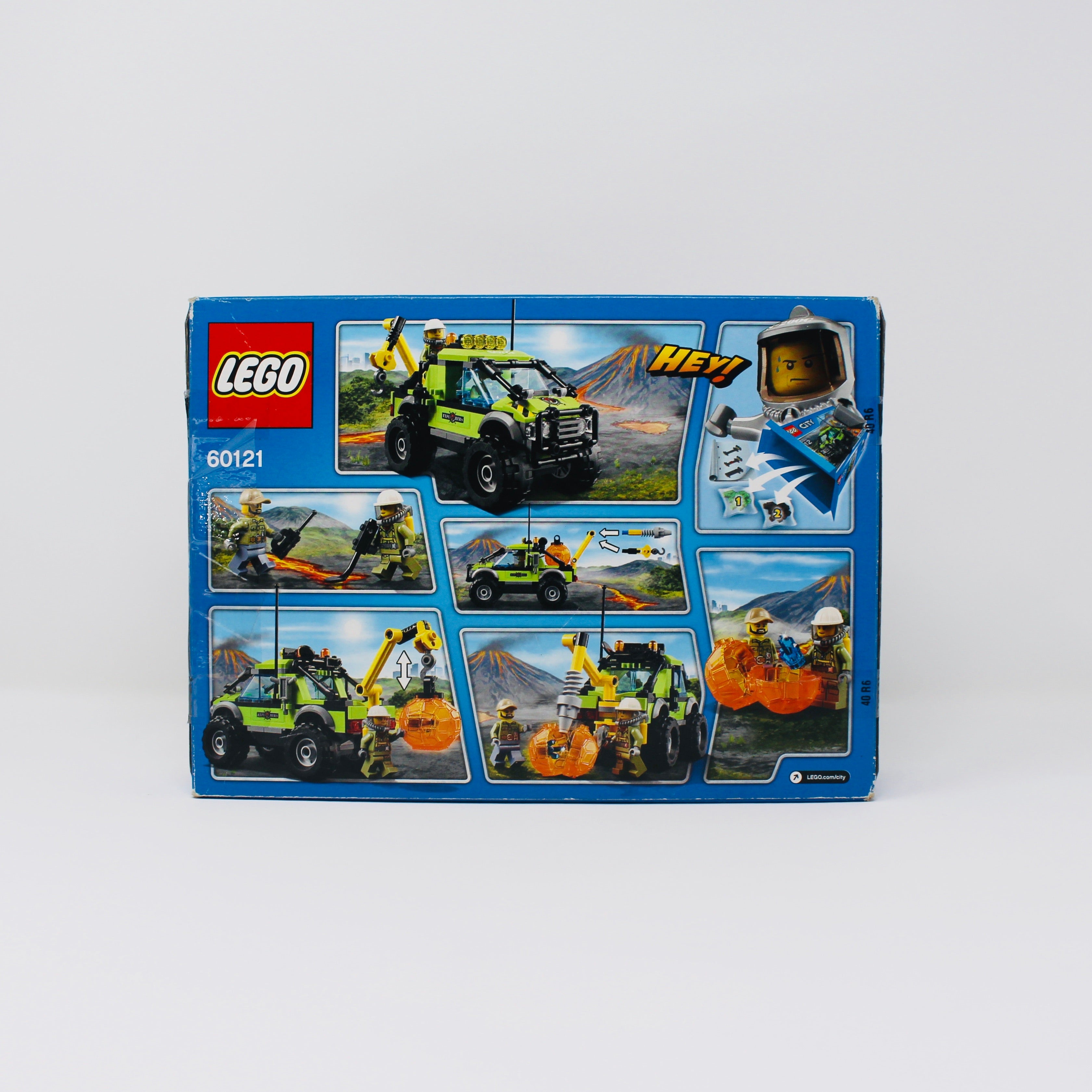 Certified Used Set 60121 City Volcano Exploration Truck