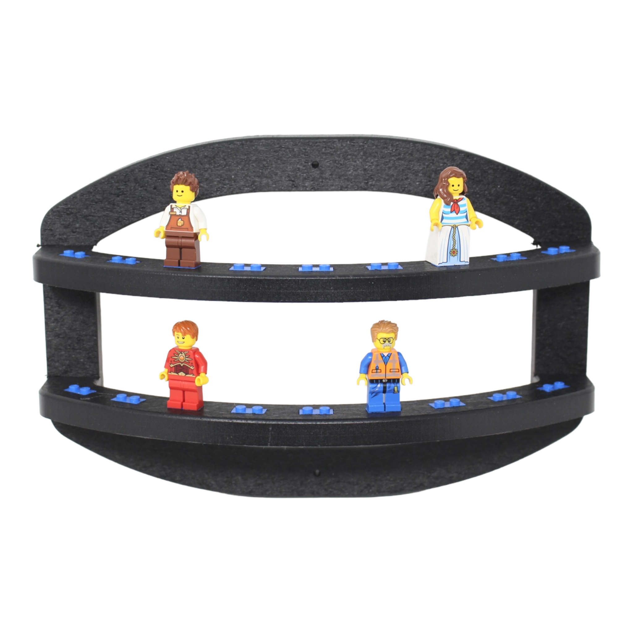 Minifigure 2-tier Wall-Hanging Display Stand