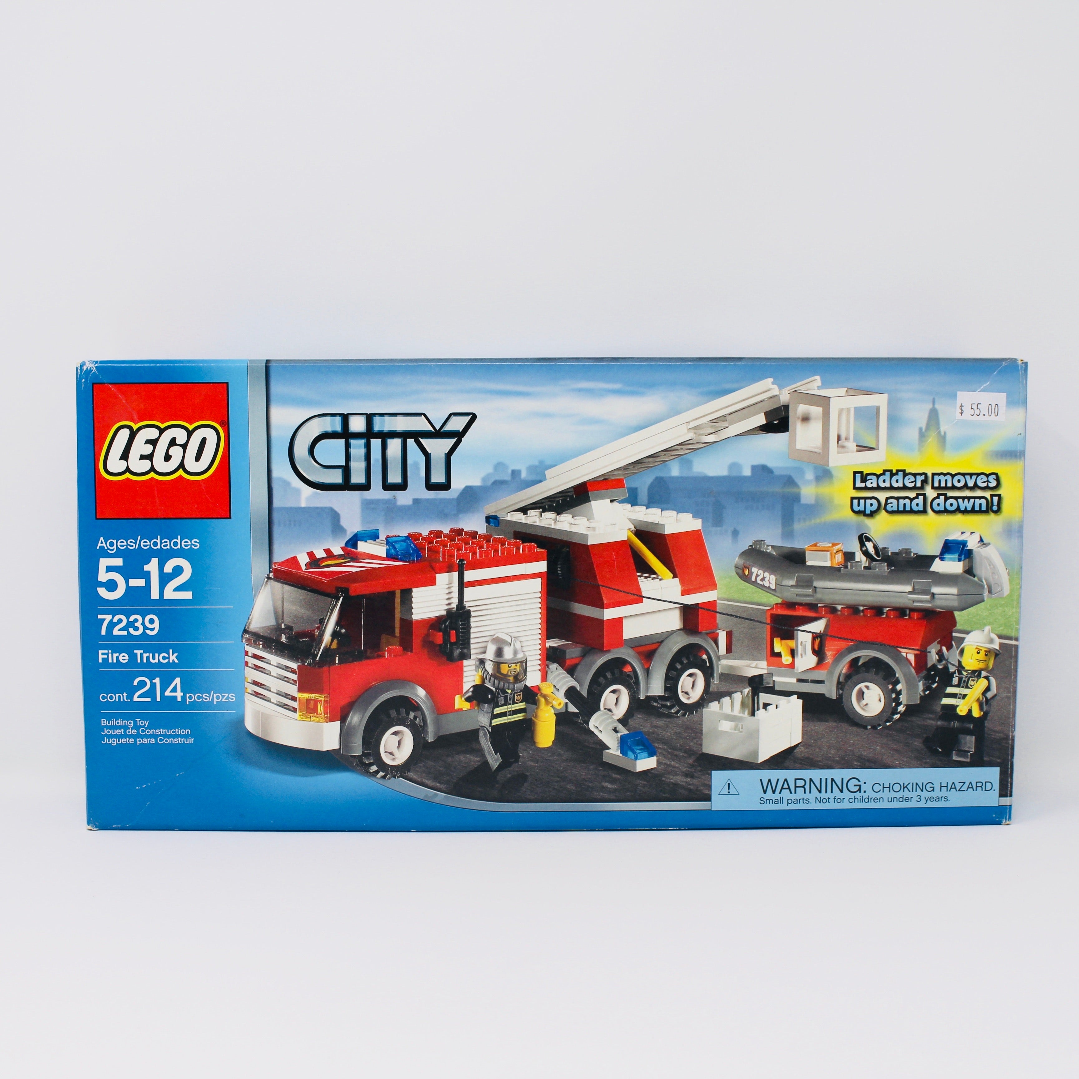 Certified Used Set 7239 City Fire Truck