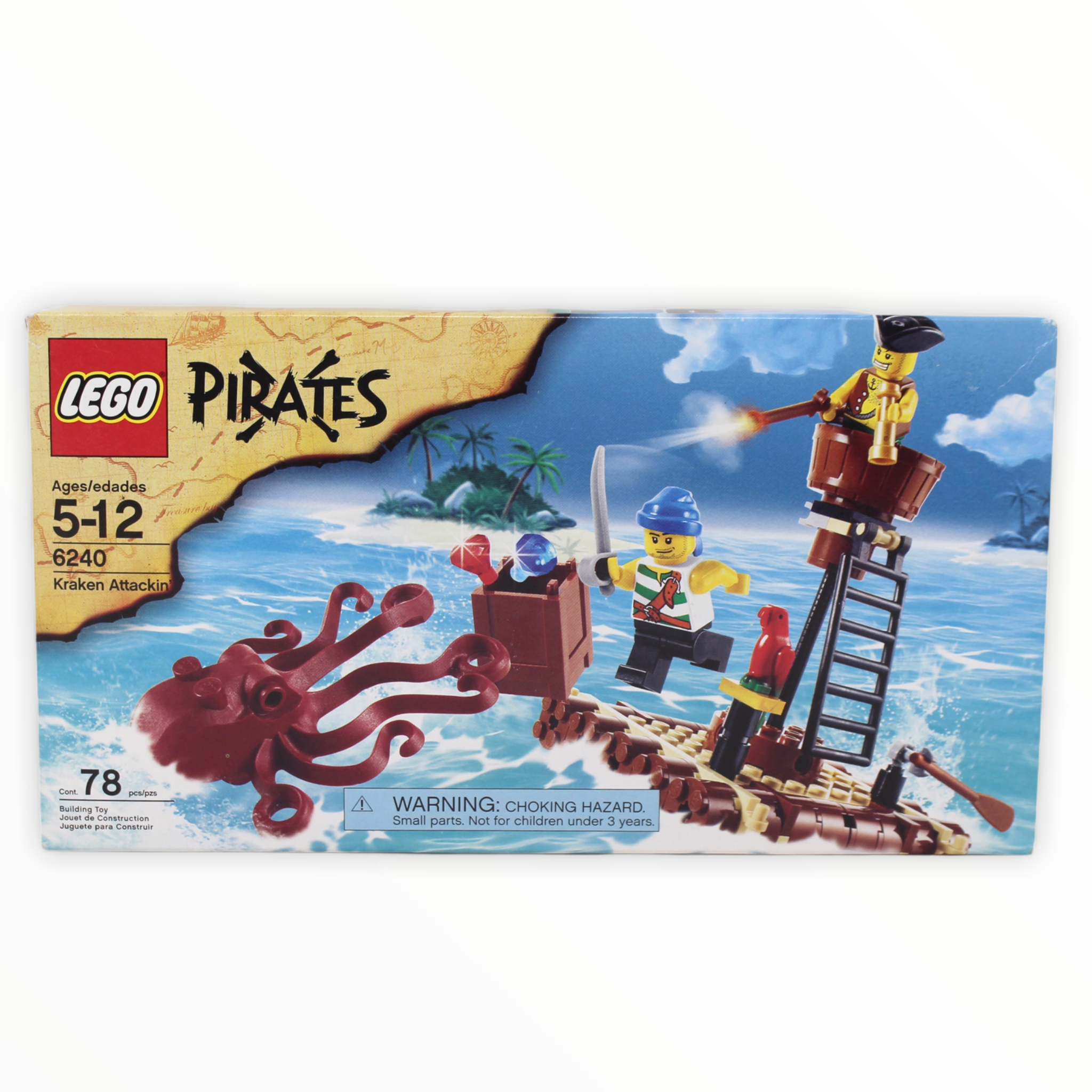 Certified Used Set 6240 Pirates Kraken Attackin